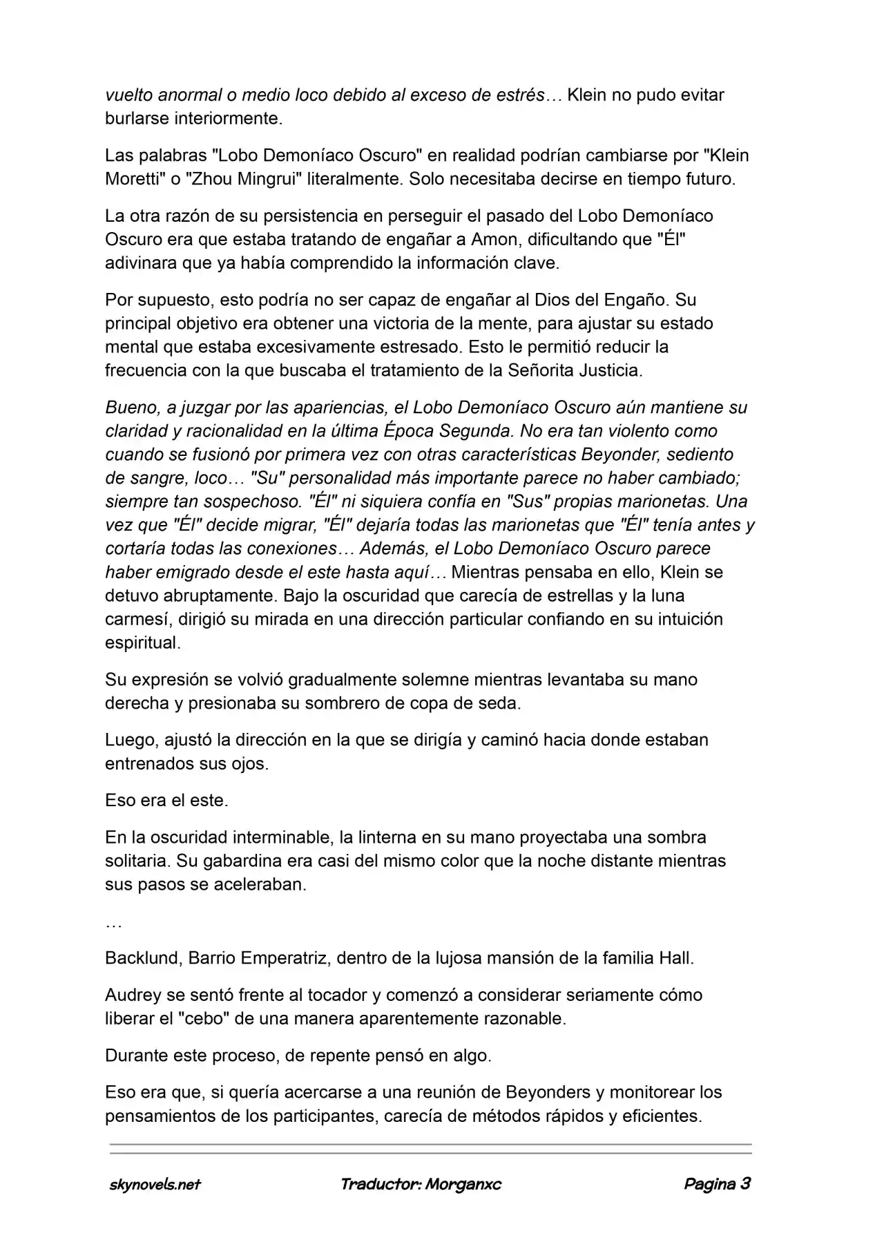 Lord Of The Mysteries (Novela) - Capítulo 1193 - Página 3 - LectorTMOo