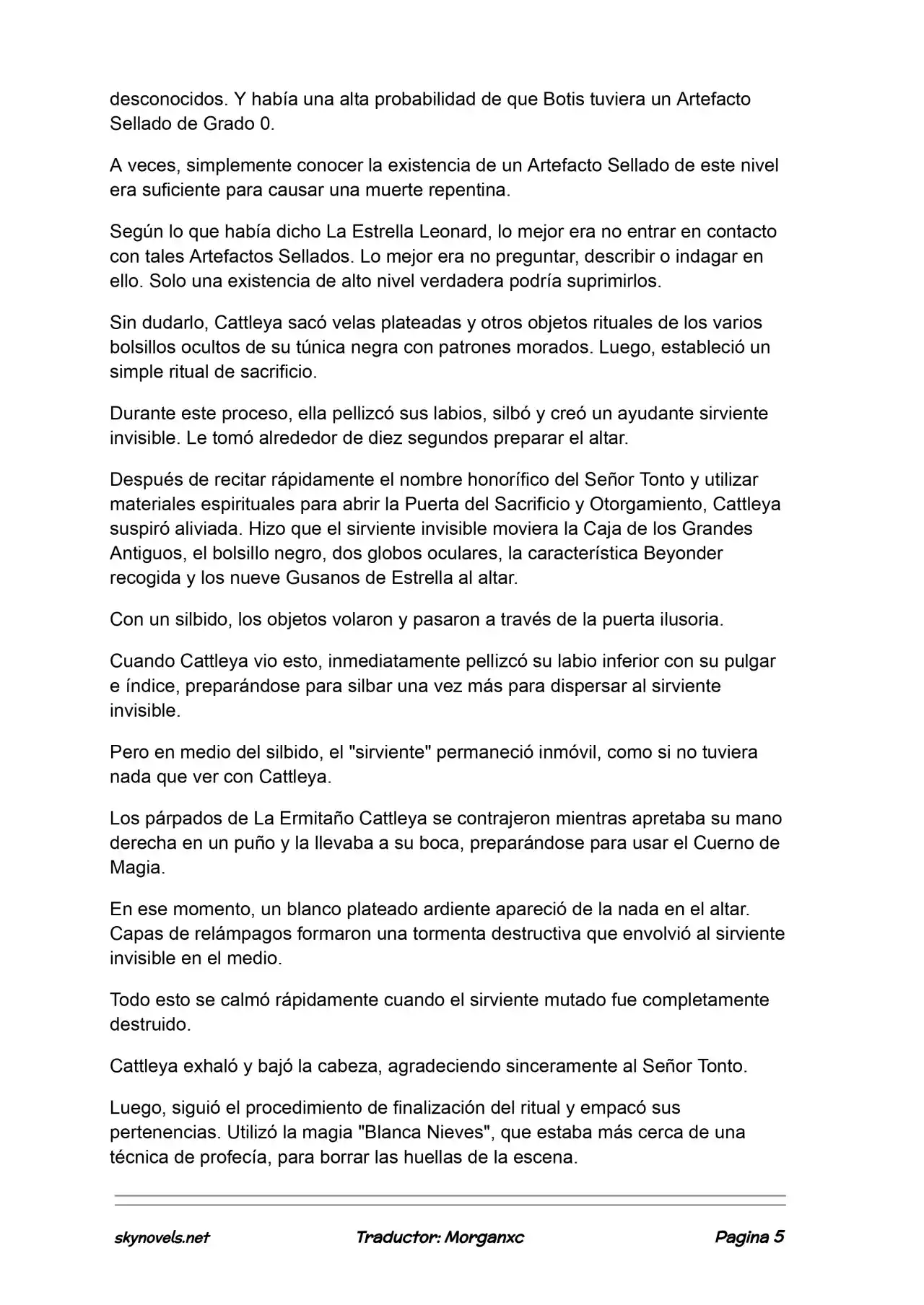 Lord Of The Mysteries (Novela) - Capítulo 1199 - Página 5 - LectorTMOo