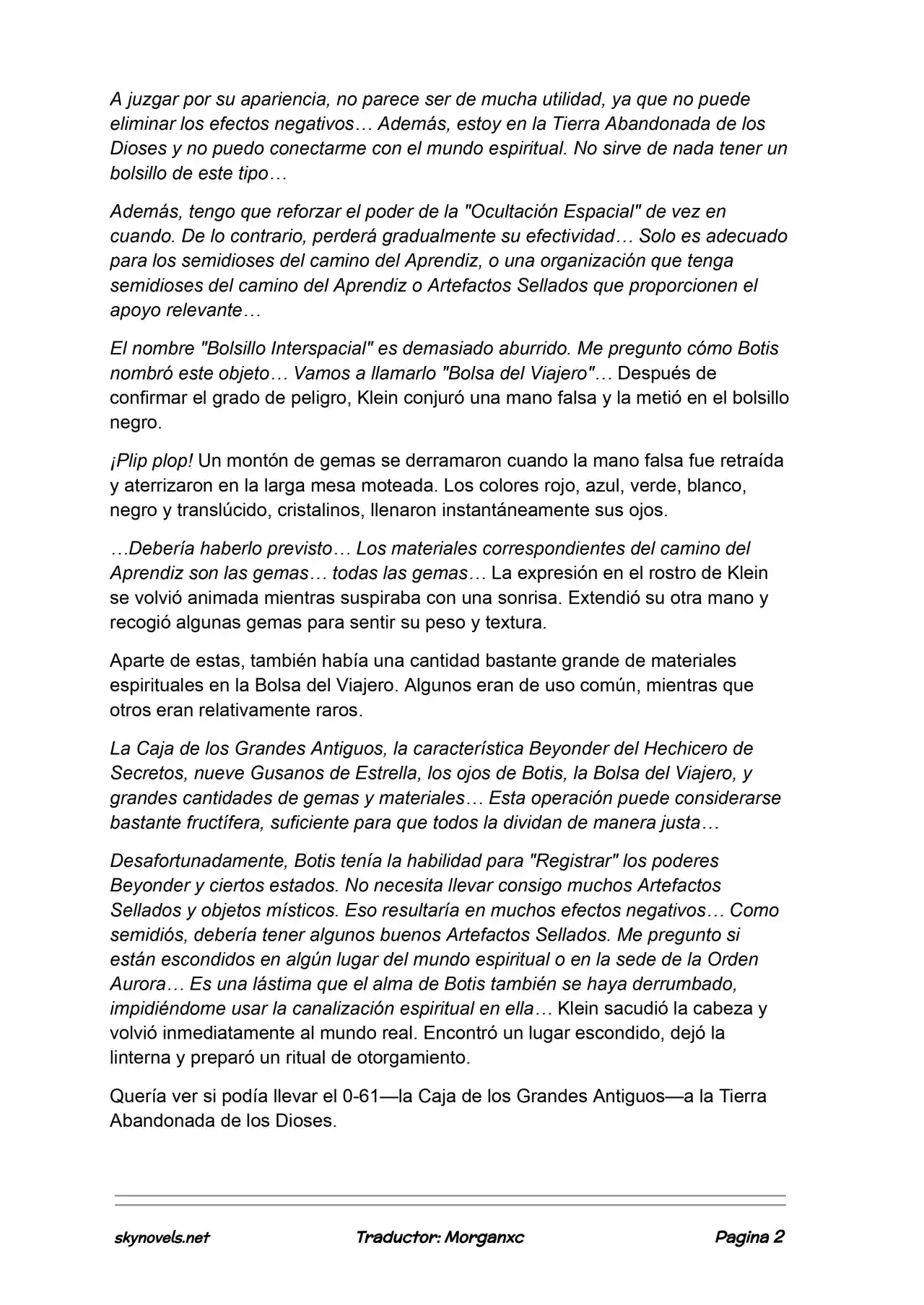 Lord Of The Mysteries (Novela) - Capítulo 1201 - Página 2 - LectorTMOo