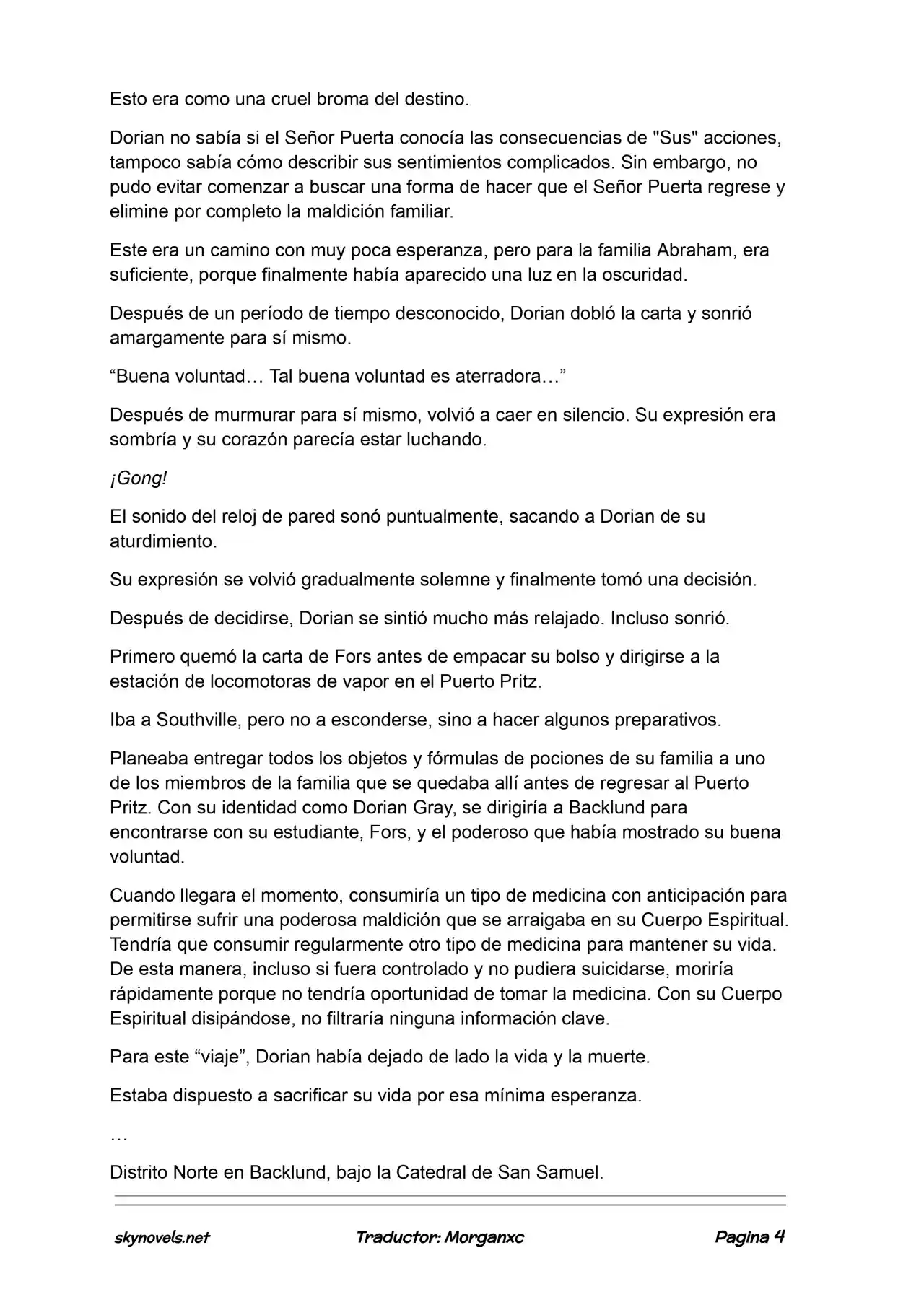 Lord Of The Mysteries (Novela) - Capítulo 1204 - Página 4 - LectorTMOo