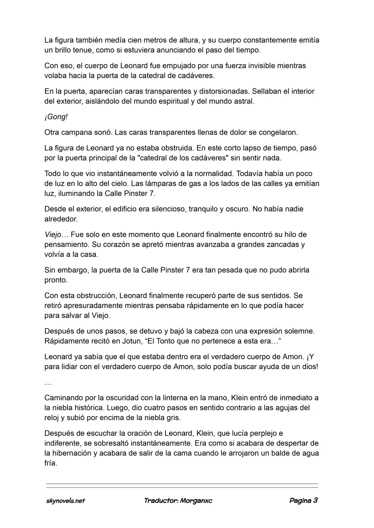 Lord Of The Mysteries (Novela) - Capítulo 1205 - Página 3 - LectorTMOo