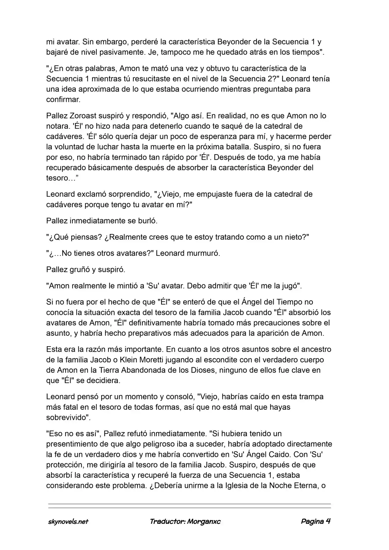 Lord Of The Mysteries (Novela) - Capítulo 1206 - Página 4 - LectorTMOo