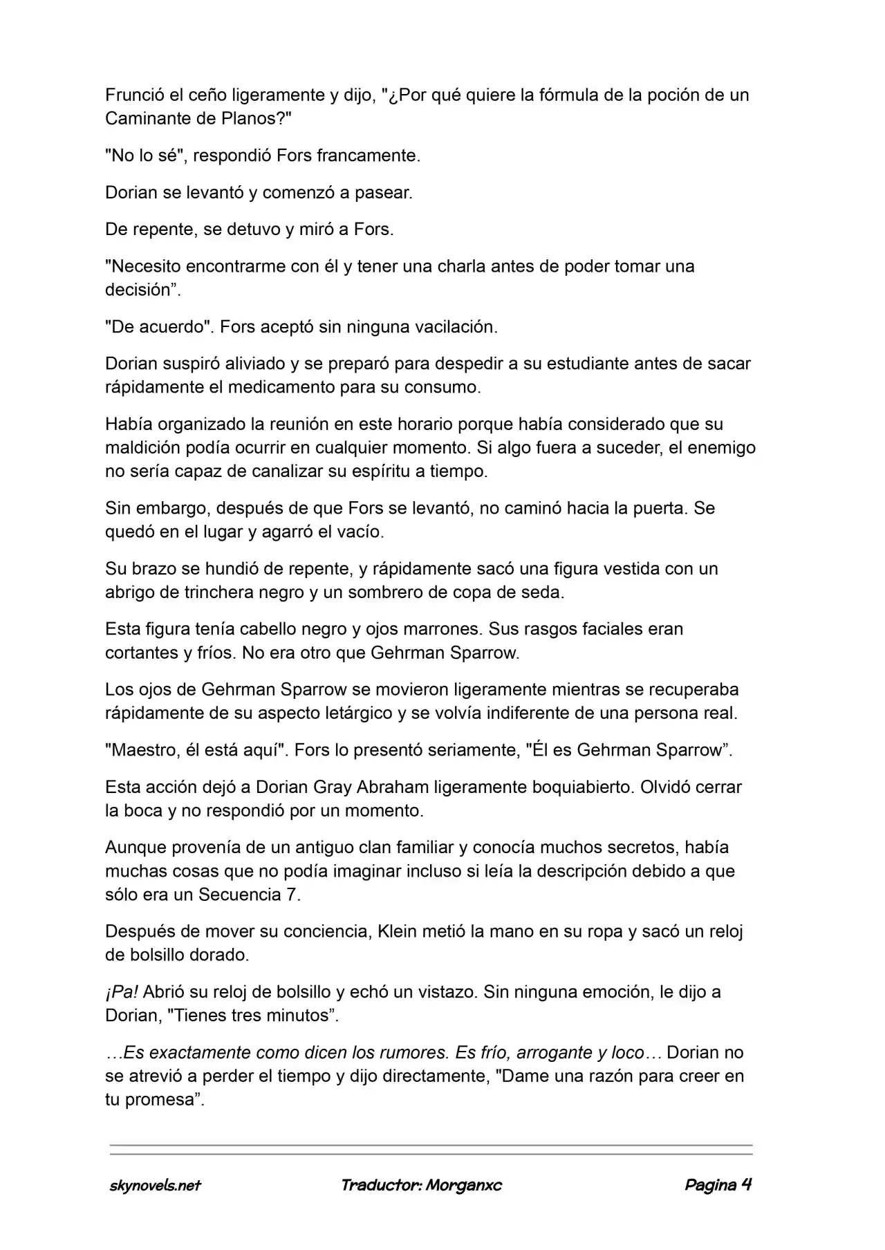 Lord Of The Mysteries (Novela) - Capítulo 1207 - Página 4 - LectorTMOo