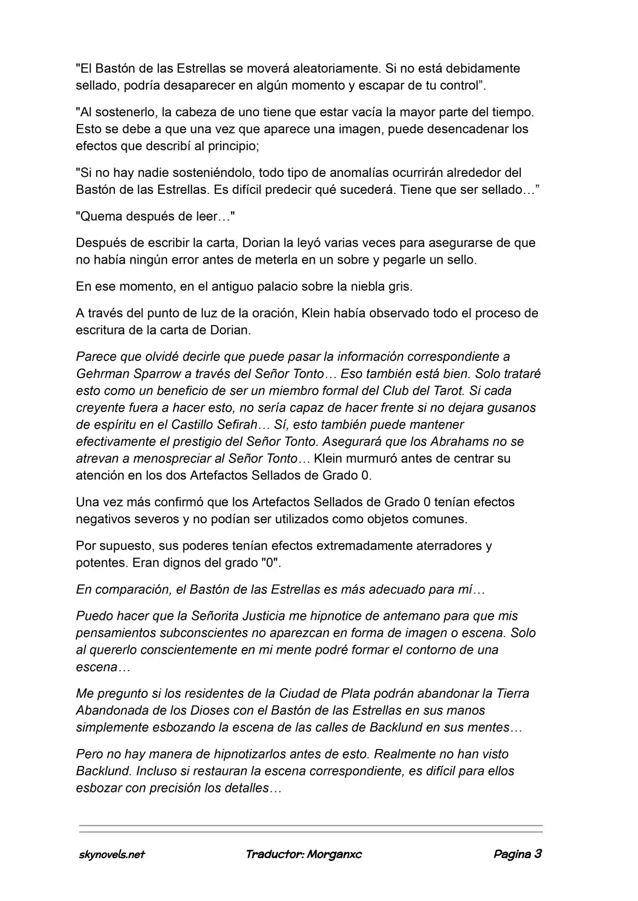Lord Of The Mysteries (Novela) - Capítulo 1209 - Página 3 - LectorTMOo