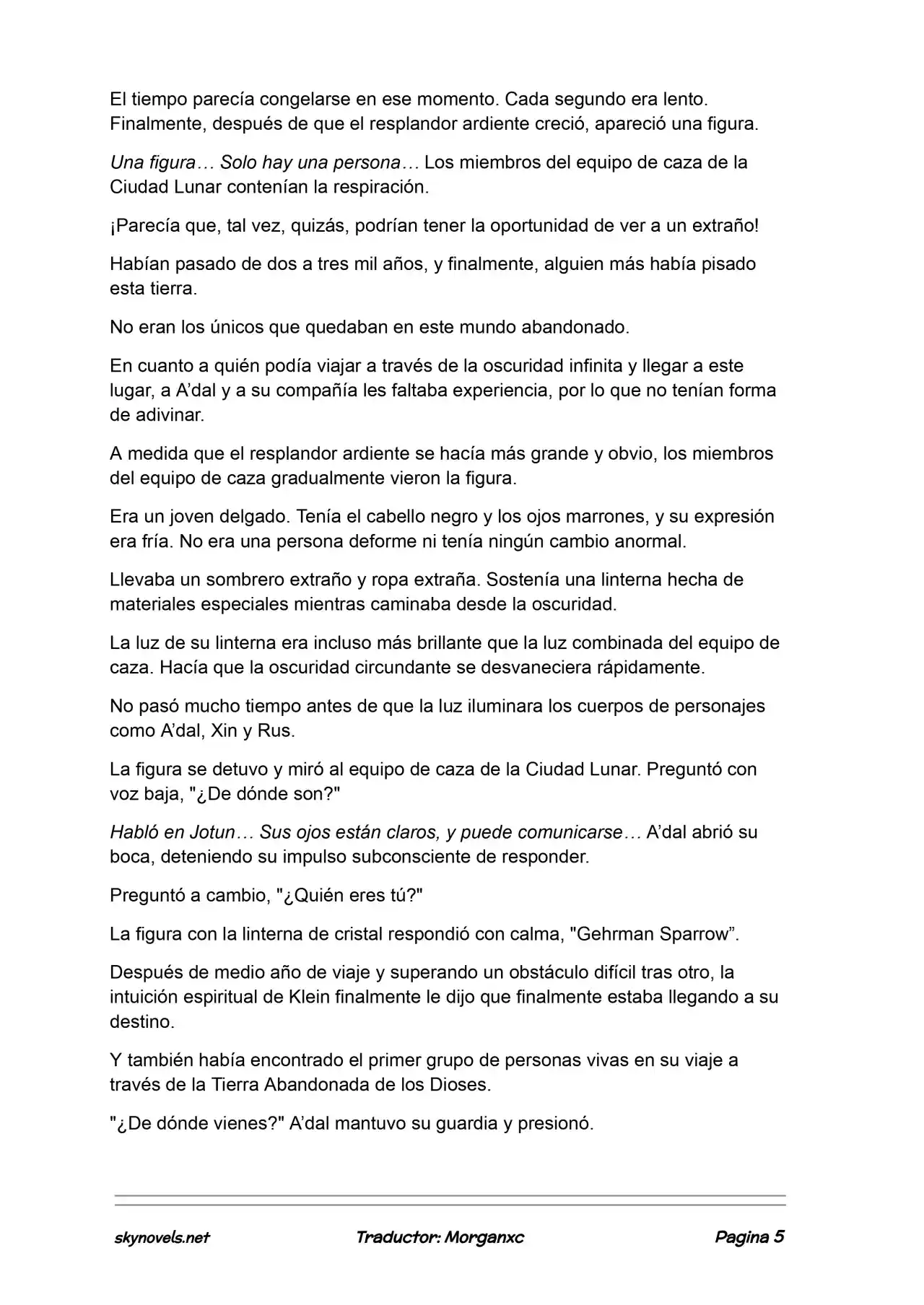 Lord Of The Mysteries (Novela) - Capítulo 1210 - Página 5 - LectorTMOo