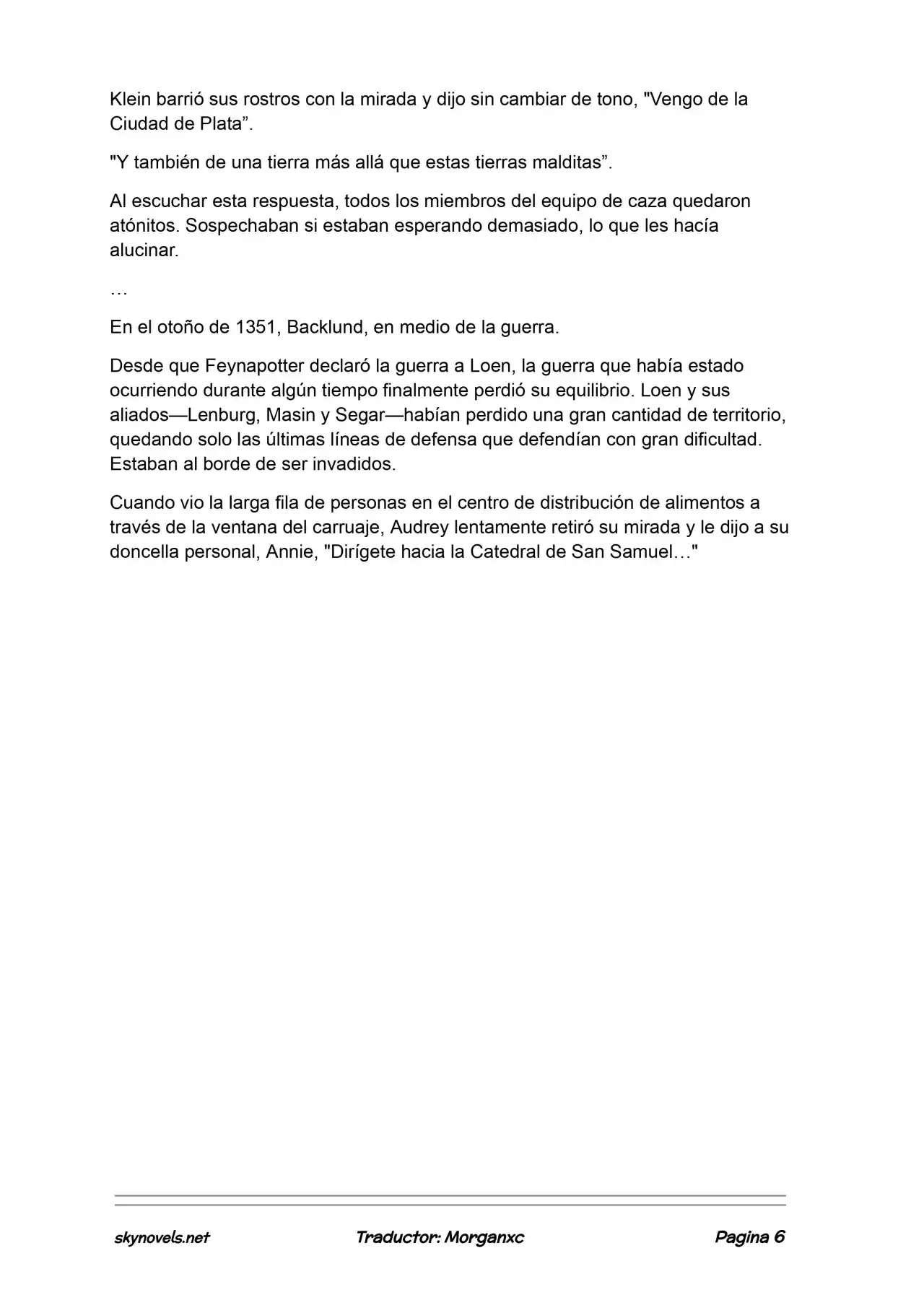 Lord Of The Mysteries (Novela) - Capítulo 1210 - Página 6 - LectorTMOo