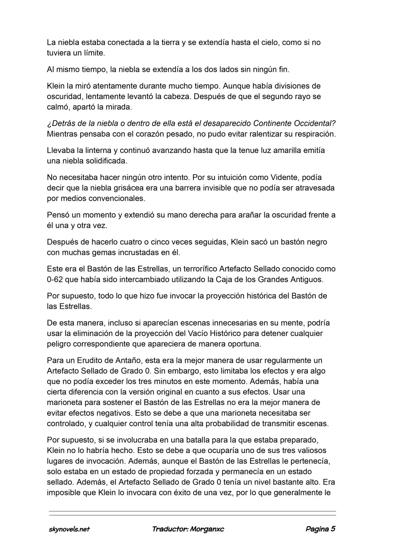 Lord Of The Mysteries (Novela) - Capítulo 1211 - Página 5 - LectorTMOo