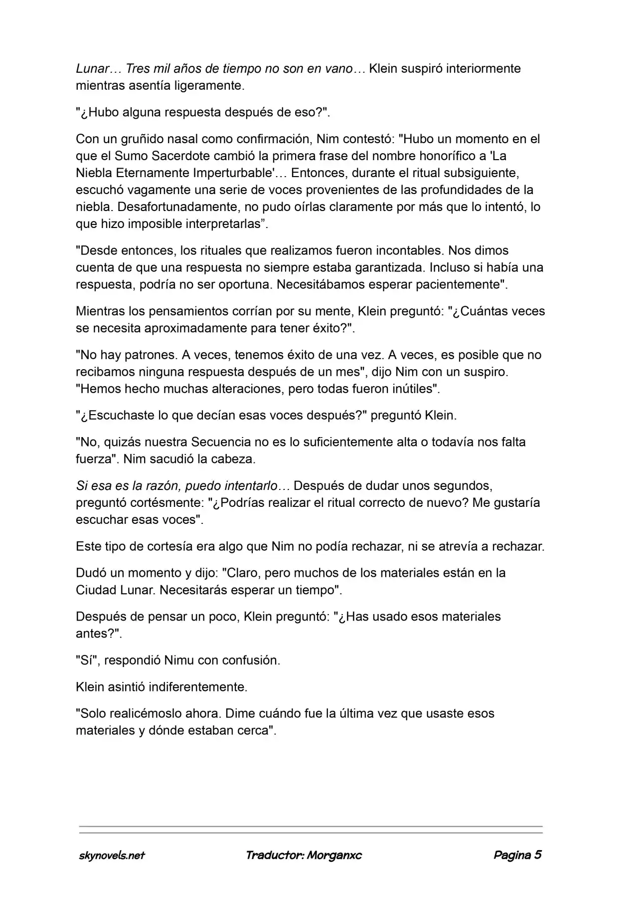 Lord Of The Mysteries (Novela) - Capítulo 1213 - Página 5 - LectorTMOo