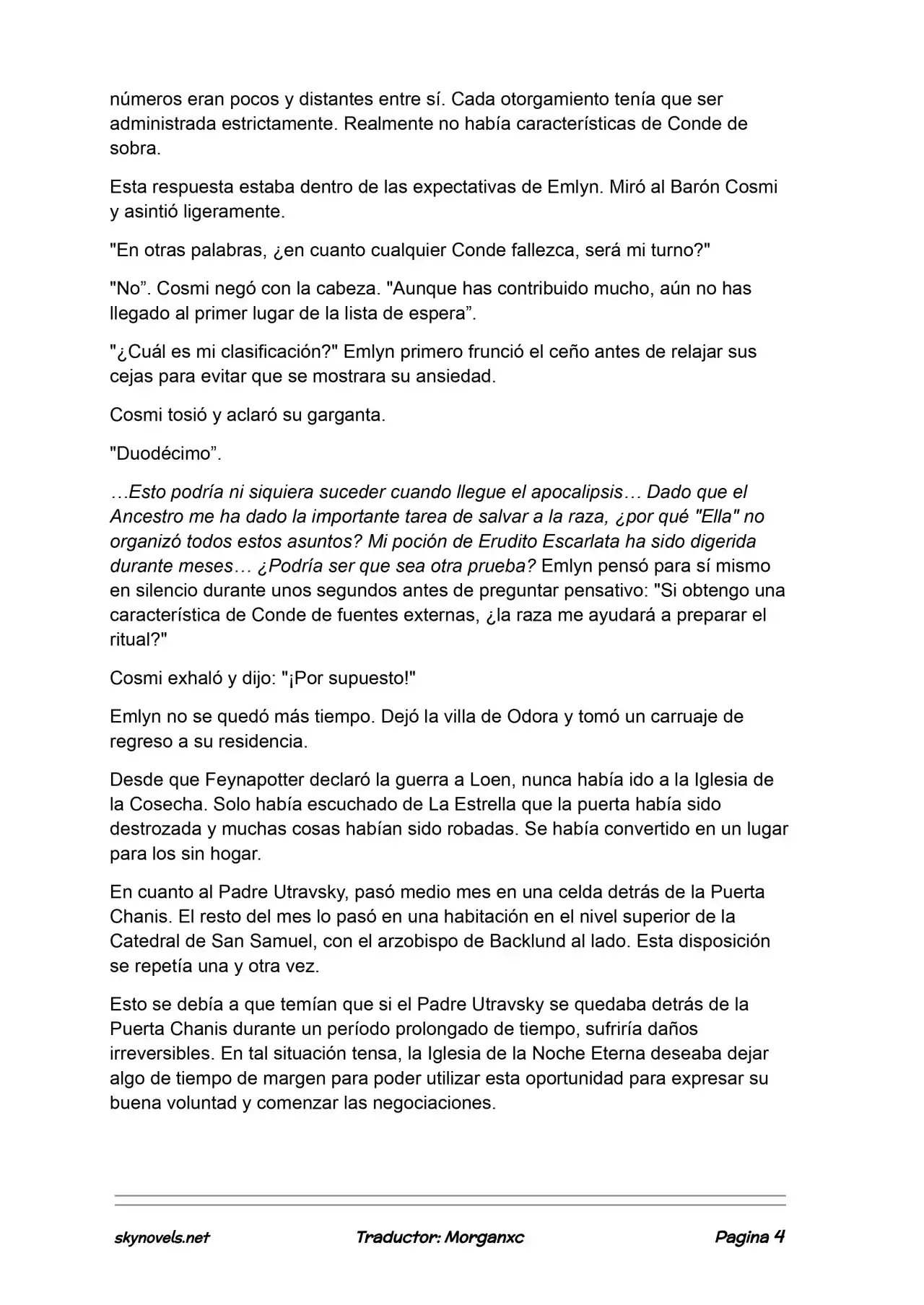 Lord Of The Mysteries (Novela) - Capítulo 1219 - Página 4 - LectorTMOo