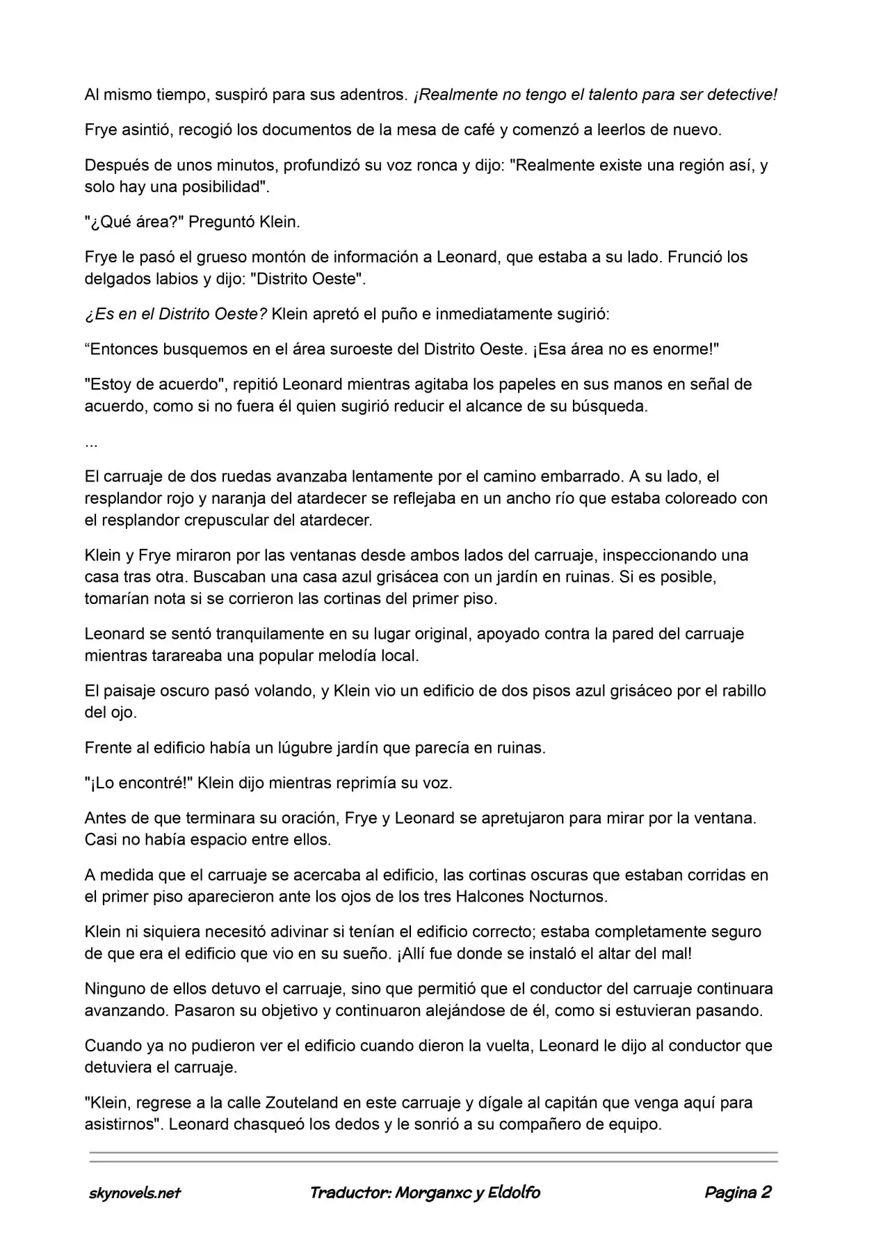 Lord Of The Mysteries (Novela) - Capítulo 122 - Página 2 - LectorTMOo