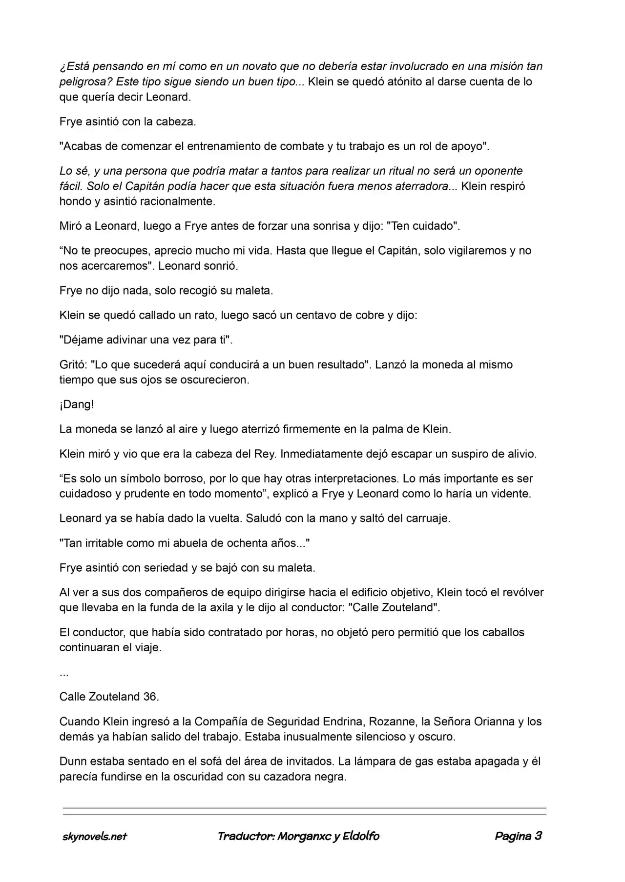 Lord Of The Mysteries (Novela) - Capítulo 122 - Página 3 - LectorTMOo