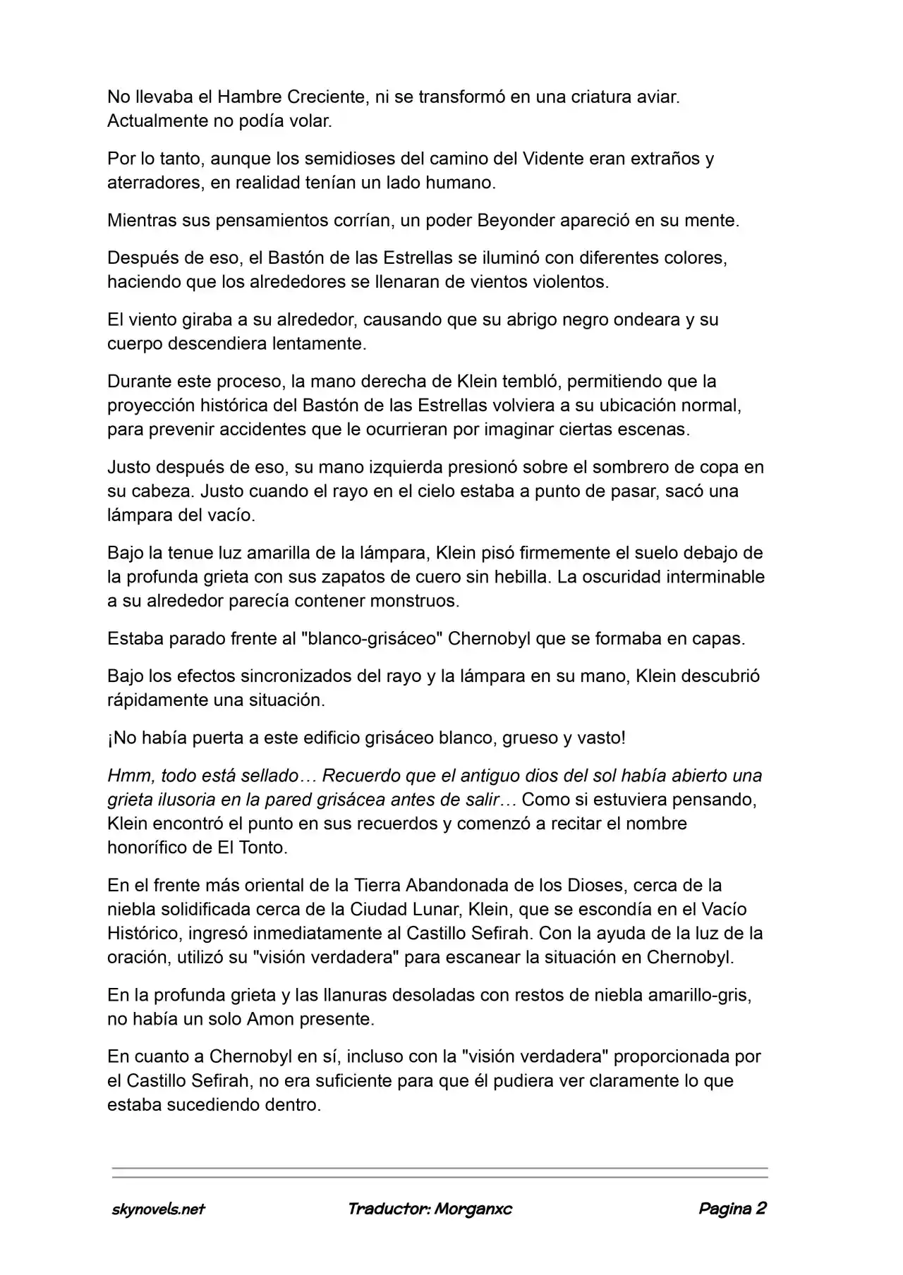 Lord Of The Mysteries (Novela) - Capítulo 1222 - Página 2 - LectorTMOo