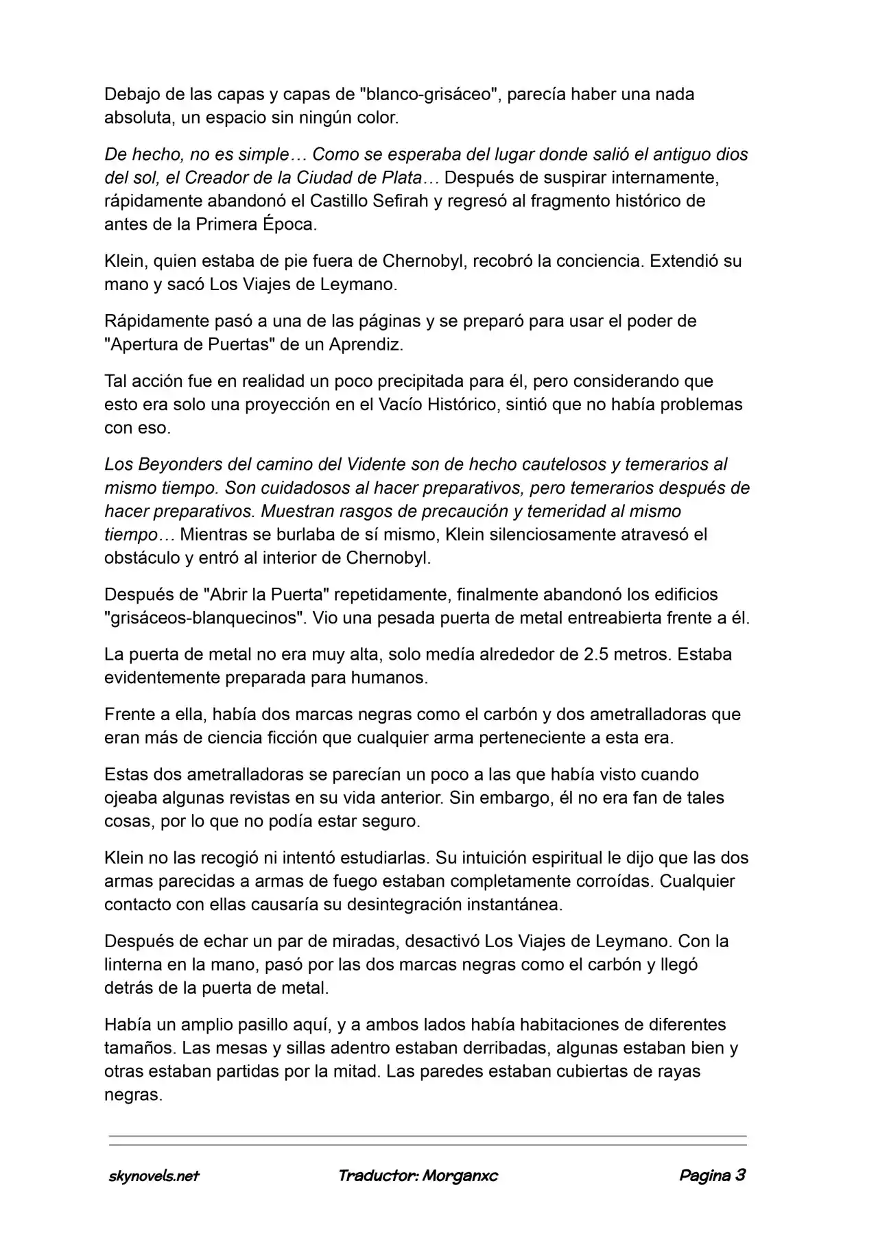Lord Of The Mysteries (Novela) - Capítulo 1222 - Página 3 - LectorTMOo