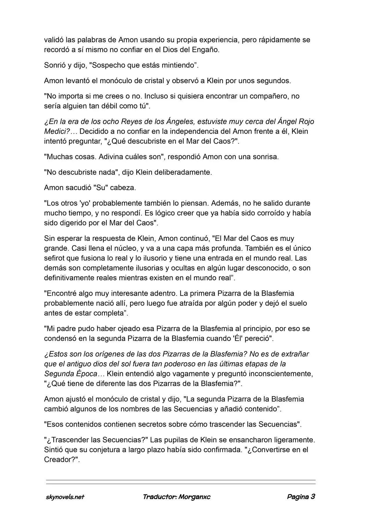 Lord Of The Mysteries (Novela) - Capítulo 1223 - Página 3 - LectorTMOo