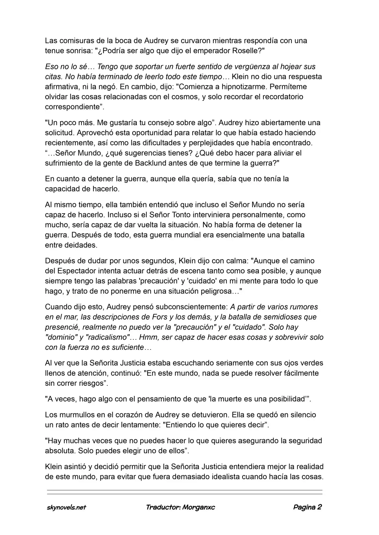 Lord Of The Mysteries (Novela) - Capítulo 1225 - Página 2 - LectorTMOo