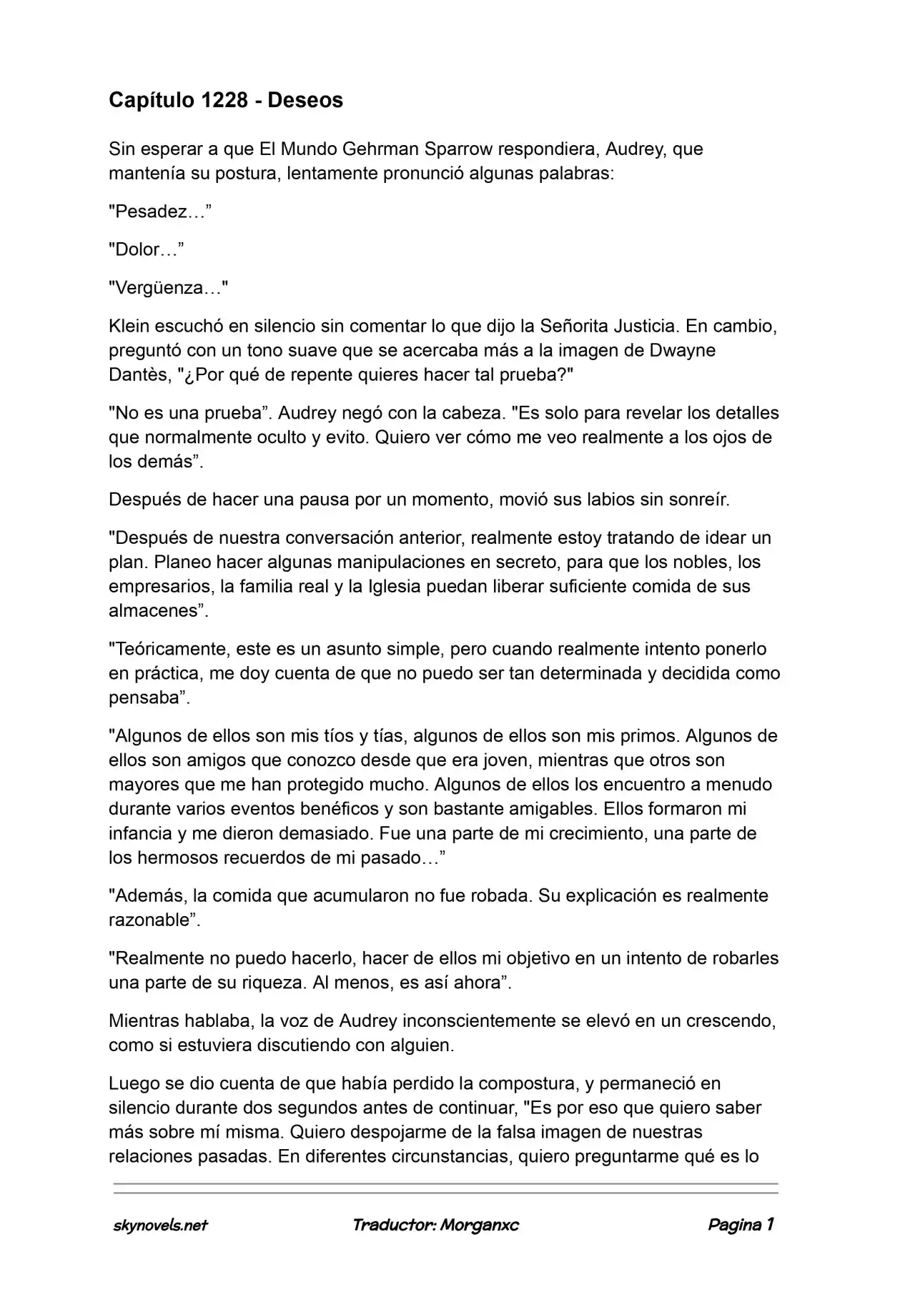 Lord Of The Mysteries (Novela) - Capítulo 1228 - Página 1 - LectorTMOo
