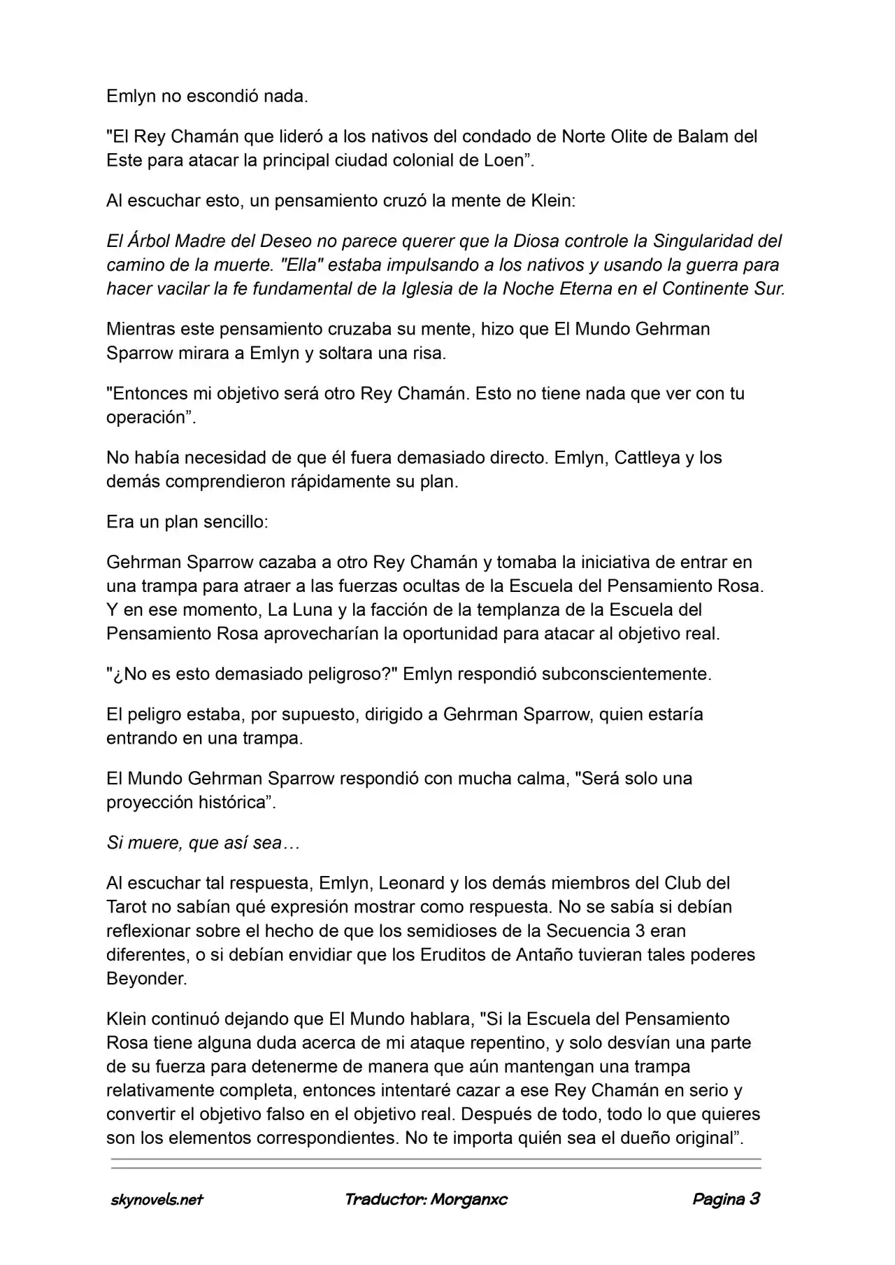 Lord Of The Mysteries (Novela) - Capítulo 1229 - Página 3 - LectorTMOo
