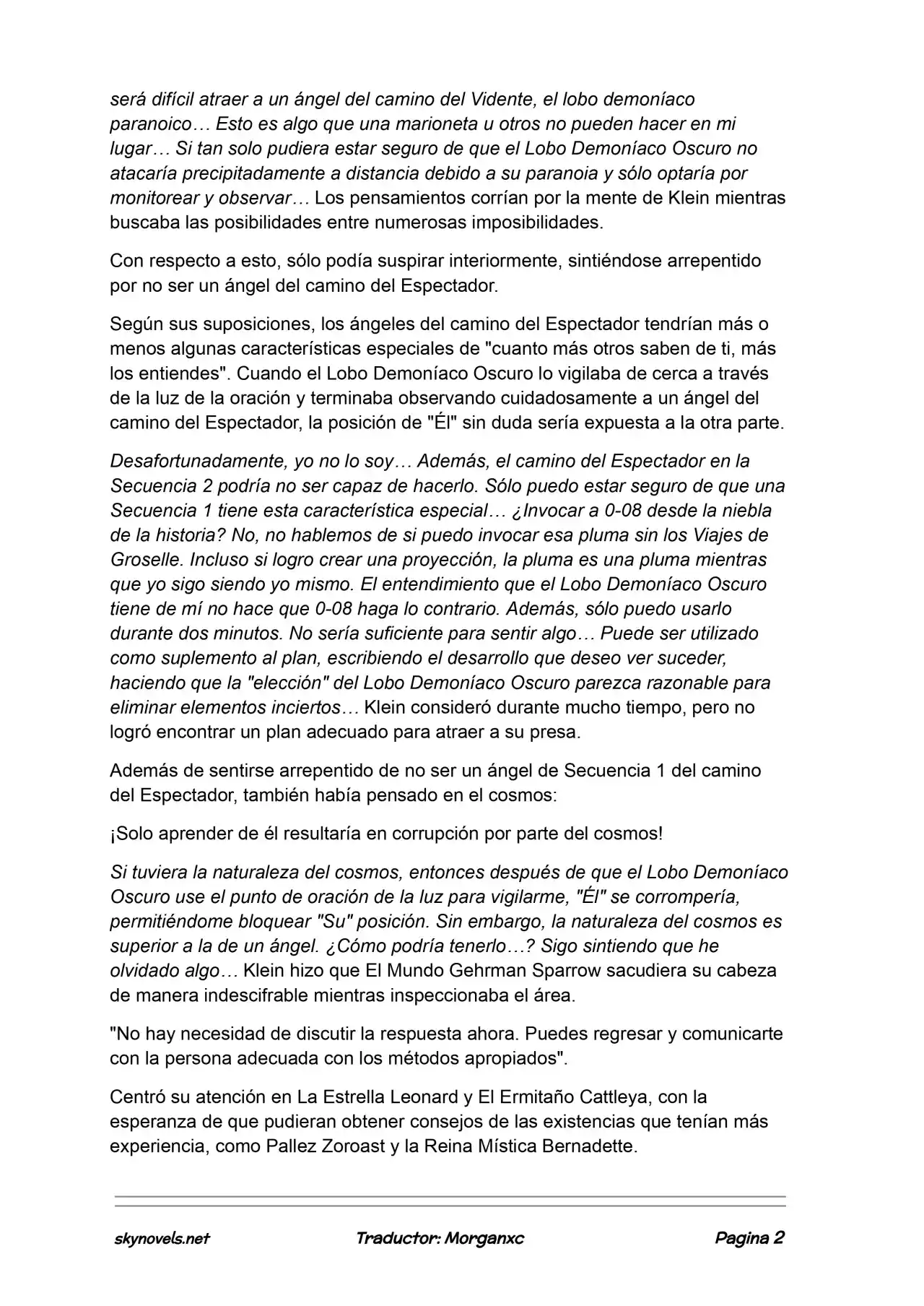 Lord Of The Mysteries (Novela) - Capítulo 1230 - Página 2 - LectorTMOo