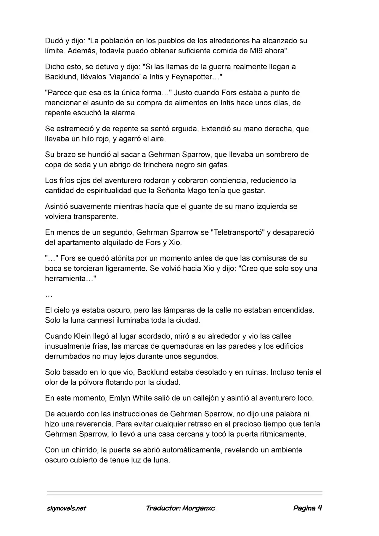Lord Of The Mysteries (Novela) - Capítulo 1230 - Página 4 - LectorTMOo