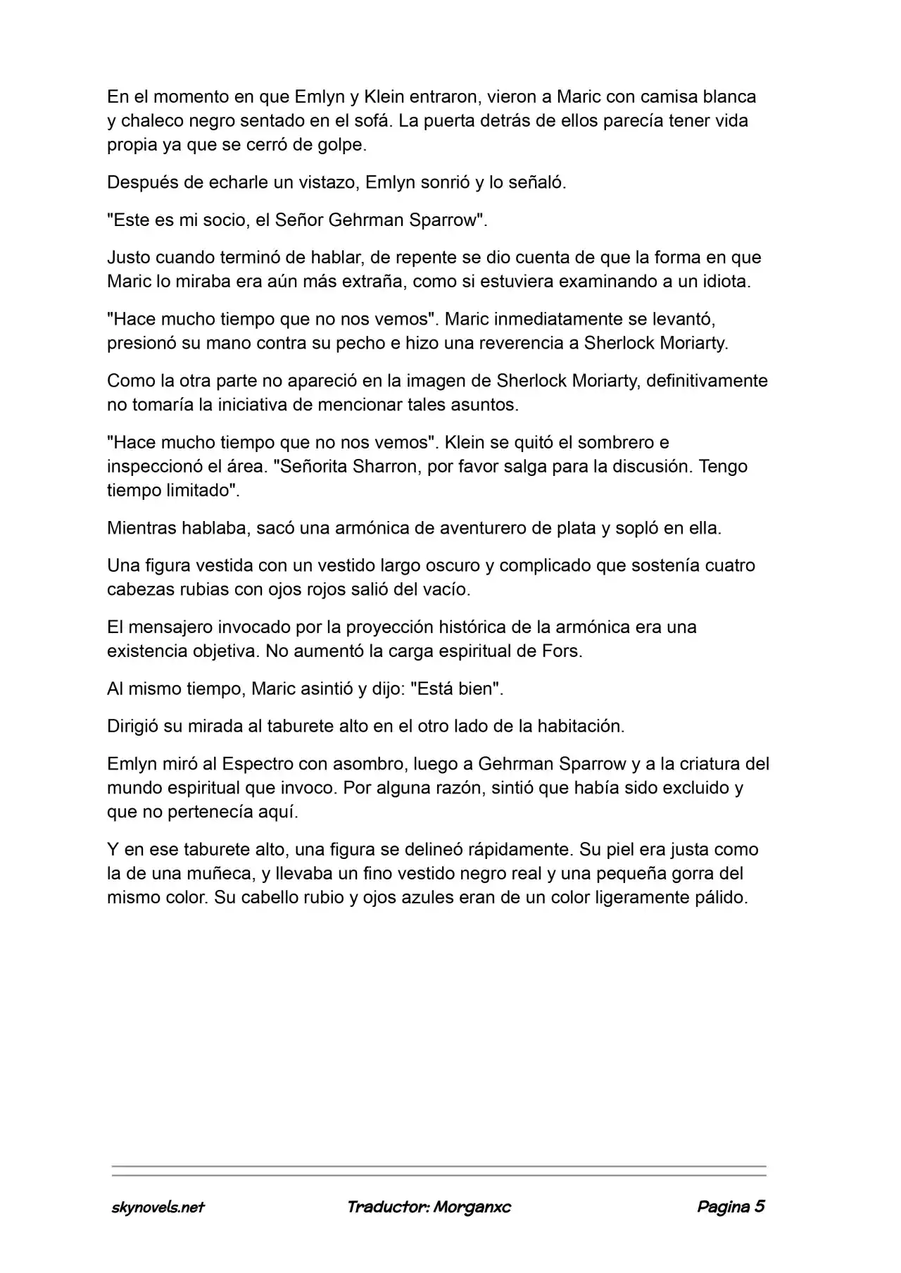 Lord Of The Mysteries (Novela) - Capítulo 1230 - Página 5 - LectorTMOo