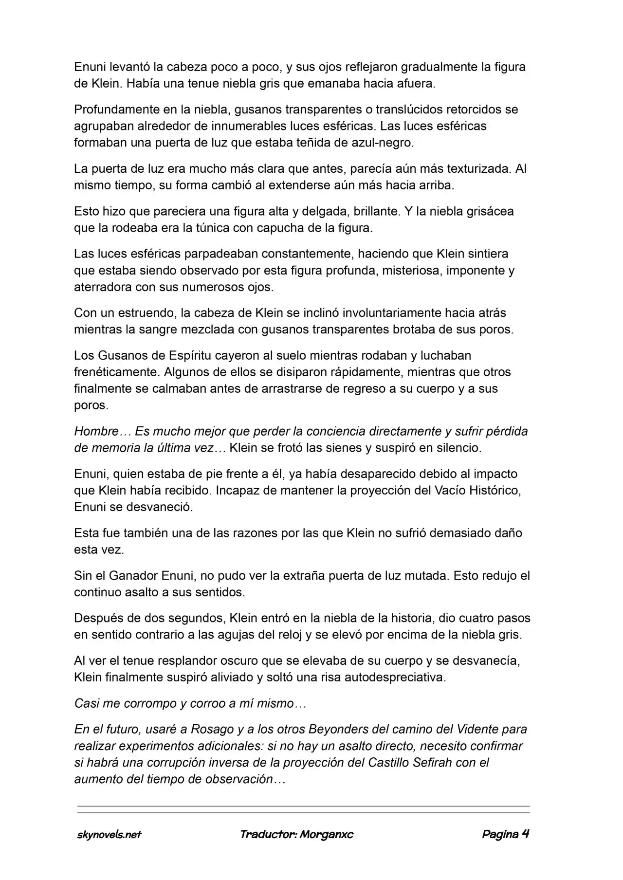 Lord Of The Mysteries (Novela) - Capítulo 1232 - Página 4 - LectorTMOo