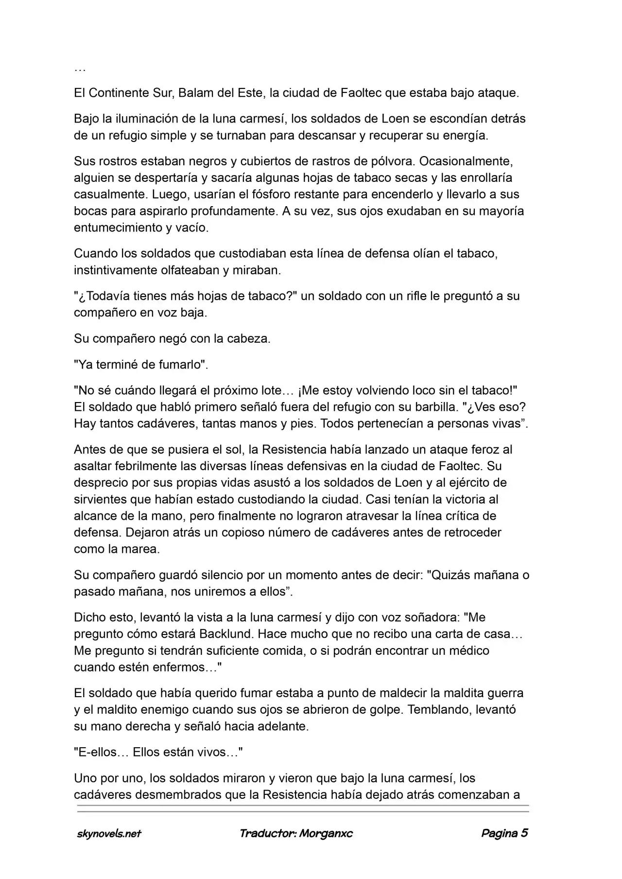Lord Of The Mysteries (Novela) - Capítulo 1232 - Página 5 - LectorTMOo