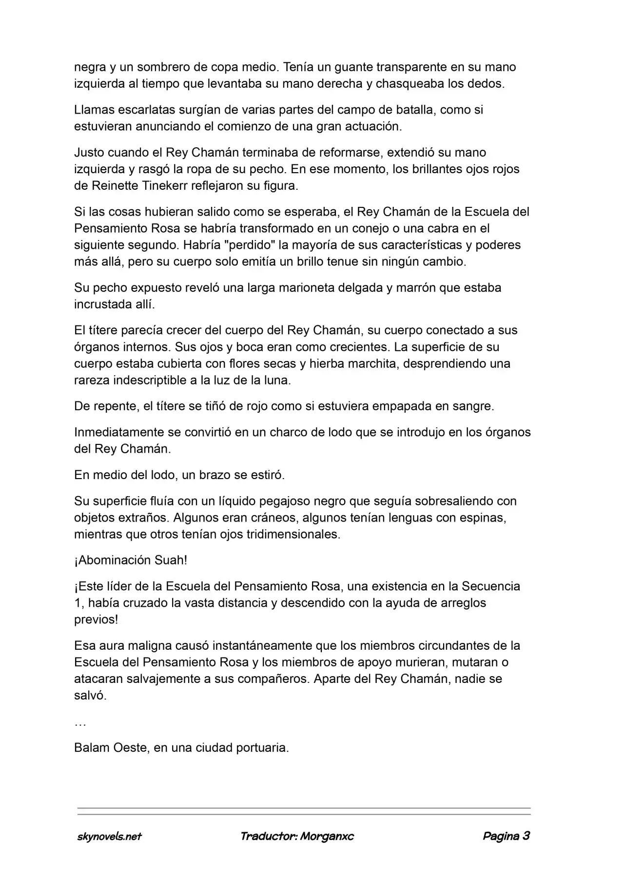 Lord Of The Mysteries (Novela) - Capítulo 1233 - Página 3 - LectorTMOo