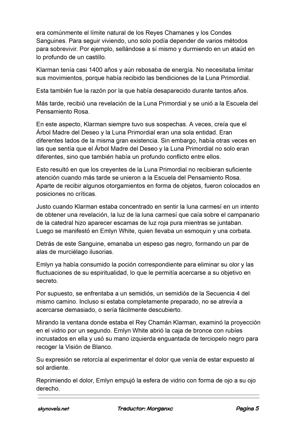 Lord Of The Mysteries (Novela) - Capítulo 1233 - Página 5 - LectorTMOo