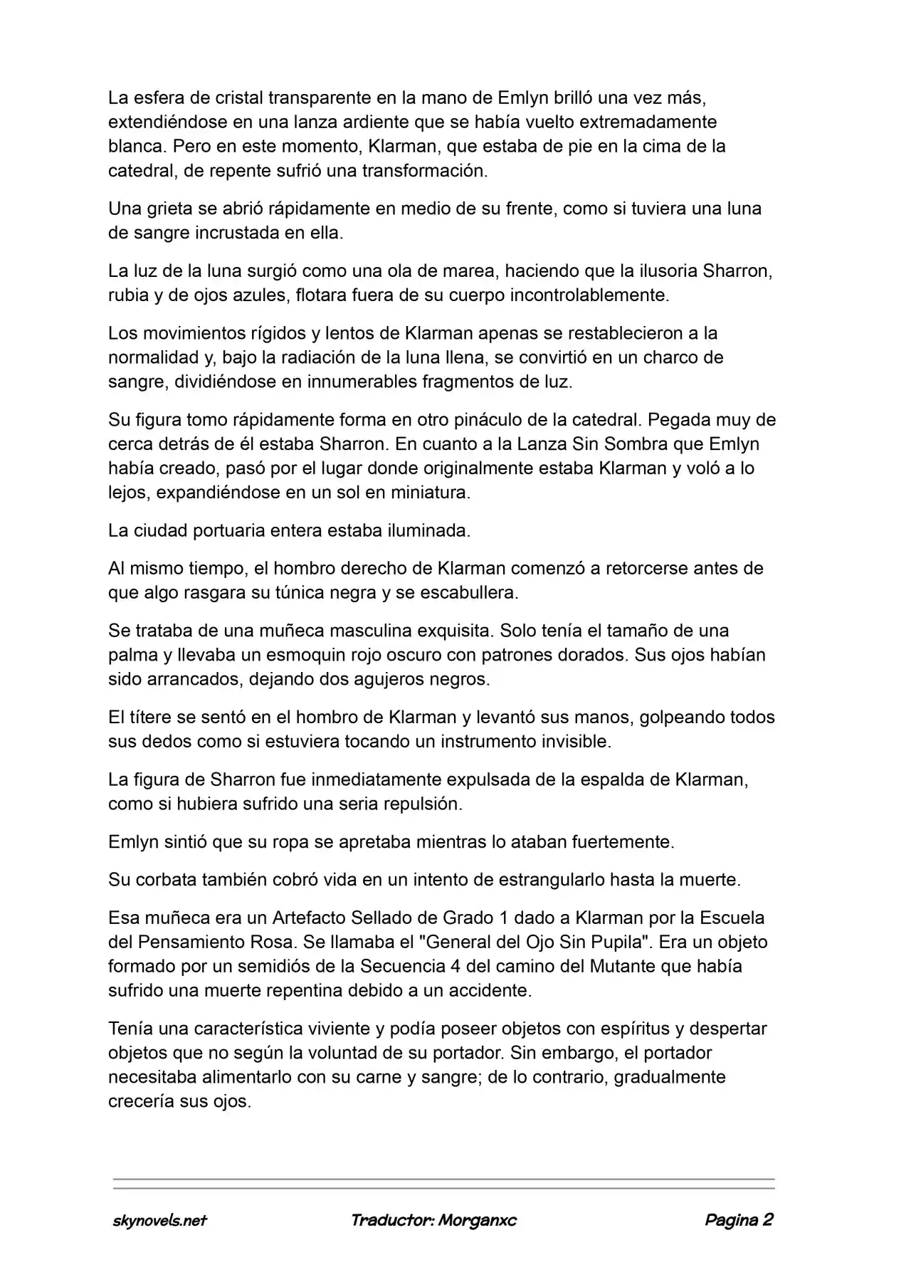 Lord Of The Mysteries (Novela) - Capítulo 1234 - Página 2 - LectorTMOo