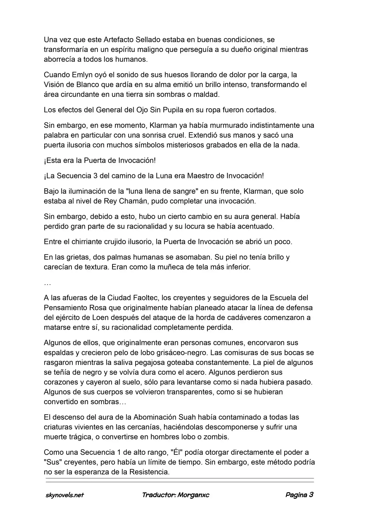 Lord Of The Mysteries (Novela) - Capítulo 1234 - Página 3 - LectorTMOo