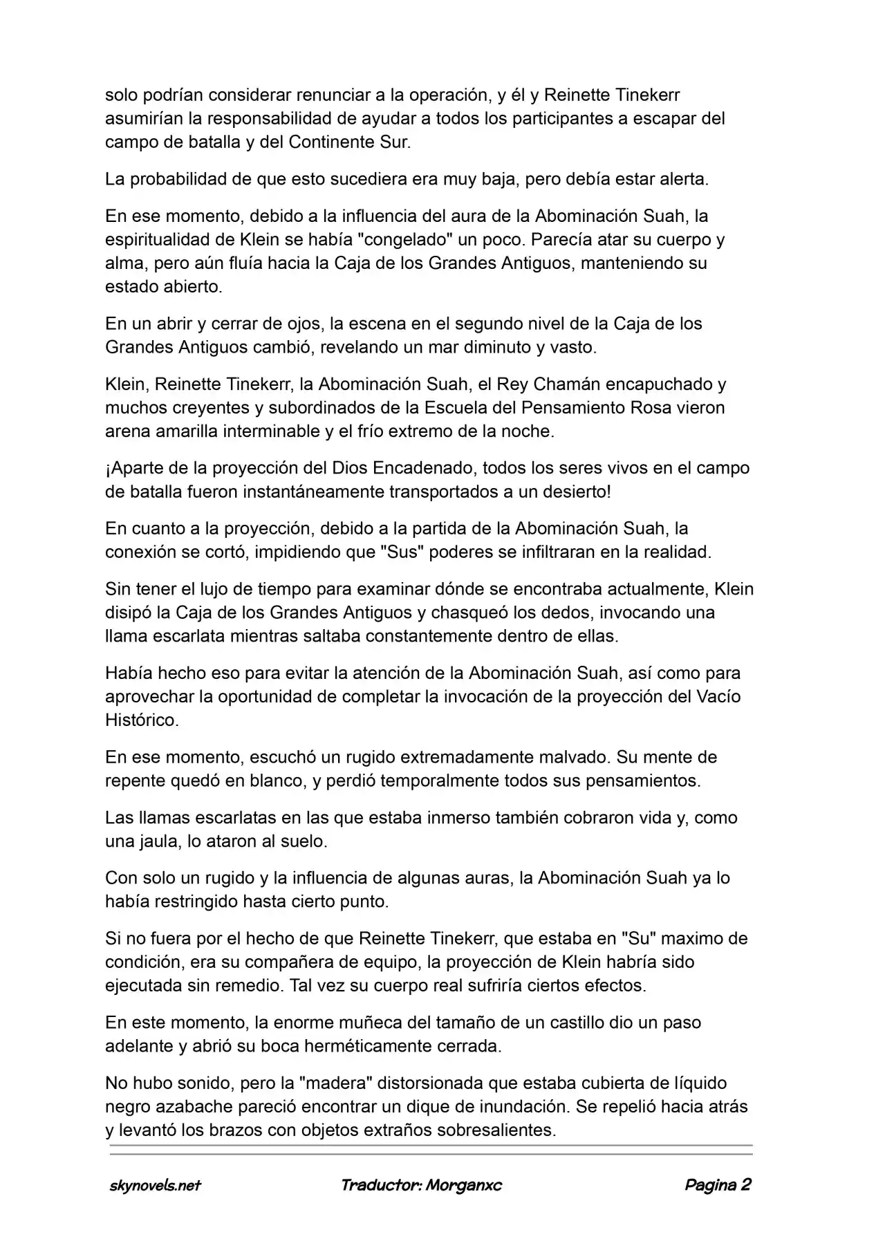 Lord Of The Mysteries (Novela) - Capítulo 1235 - Página 2 - LectorTMOo