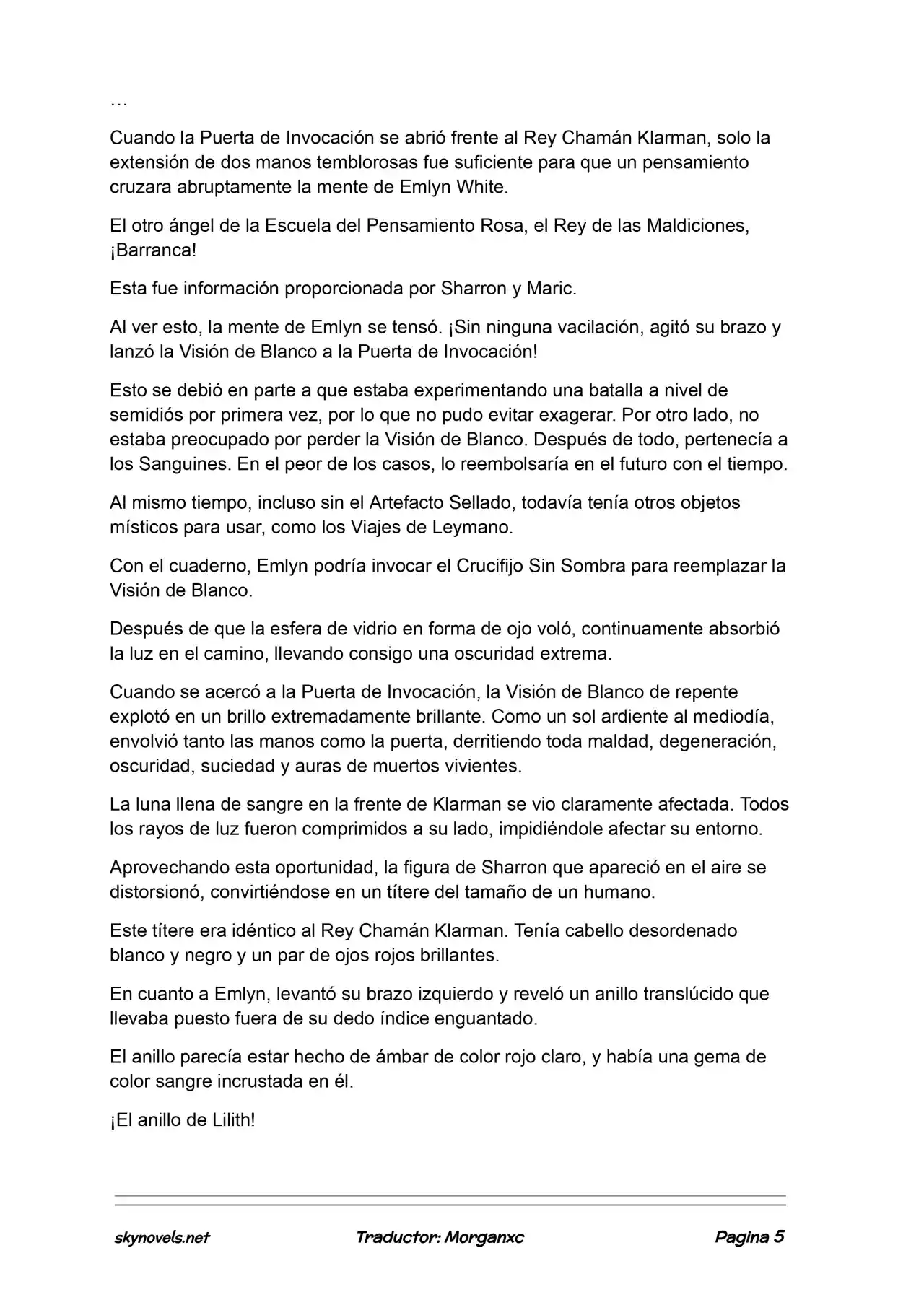 Lord Of The Mysteries (Novela) - Capítulo 1235 - Página 5 - LectorTMOo