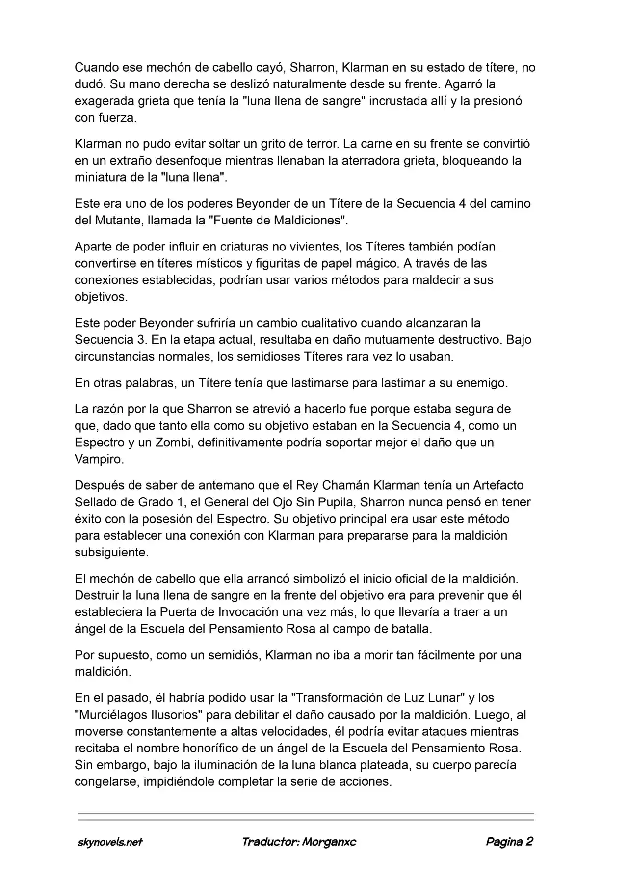 Lord Of The Mysteries (Novela) - Capítulo 1236 - Página 2 - LectorTMOo