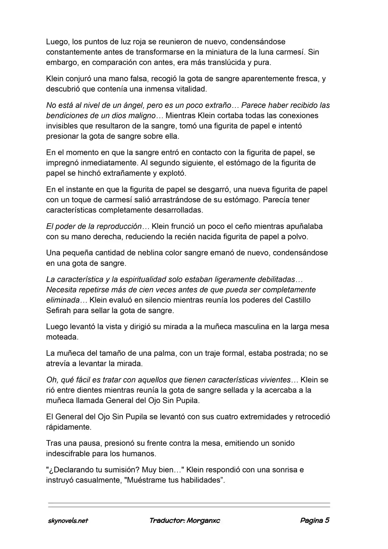 Lord Of The Mysteries (Novela) - Capítulo 1237 - Página 5 - LectorTMOo