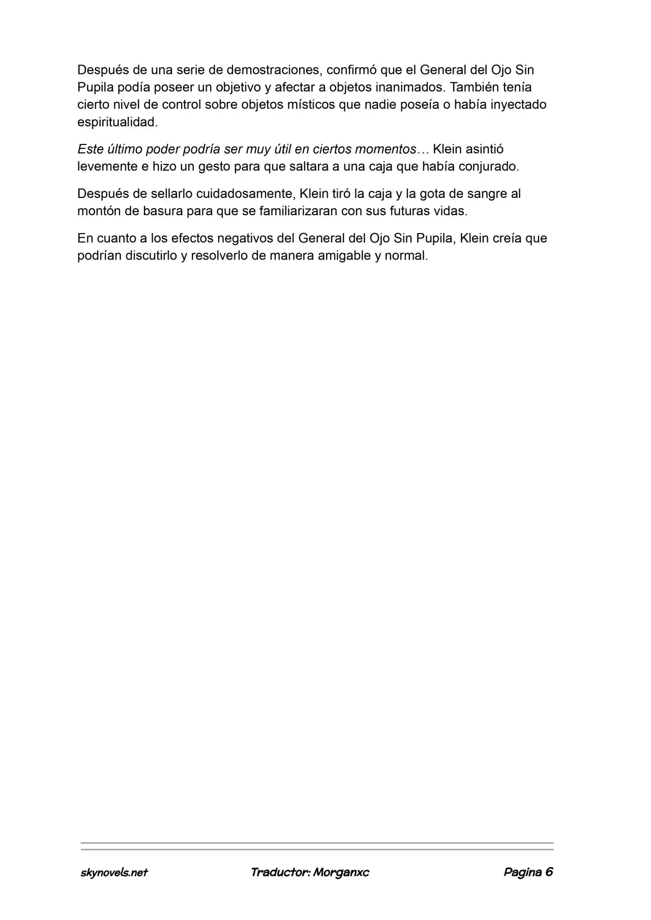Lord Of The Mysteries (Novela) - Capítulo 1237 - Página 6 - LectorTMOo
