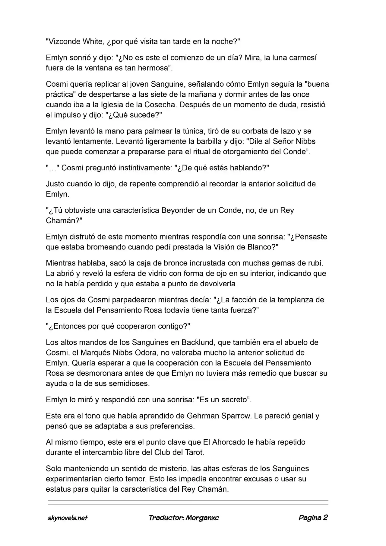 Lord Of The Mysteries (Novela) - Capítulo 1238 - Página 2 - LectorTMOo