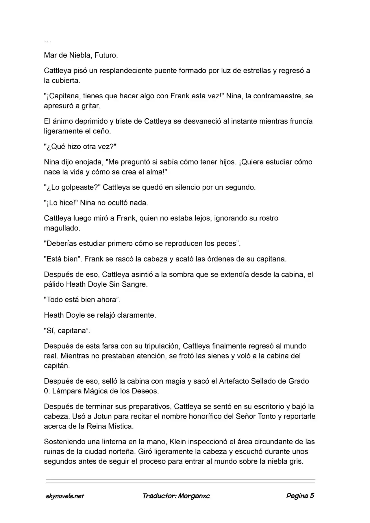 Lord Of The Mysteries (Novela) - Capítulo 1240 - Página 5 - LectorTMOo