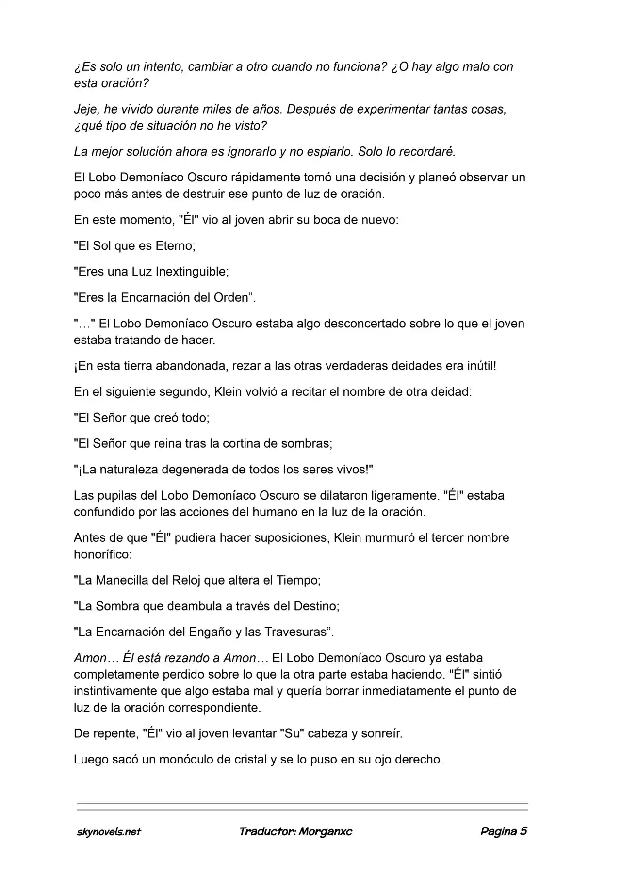 Lord Of The Mysteries (Novela) - Capítulo 1242 - Página 5 - LectorTMOo