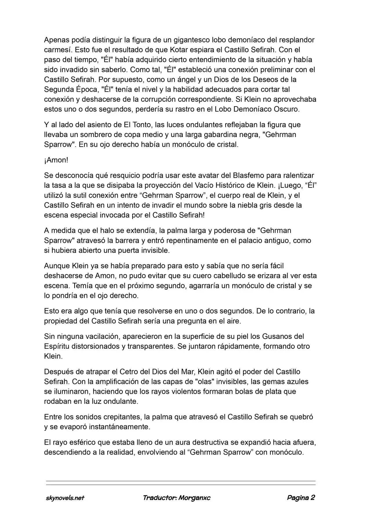 Lord Of The Mysteries (Novela) - Capítulo 1243 - Página 2 - LectorTMOo