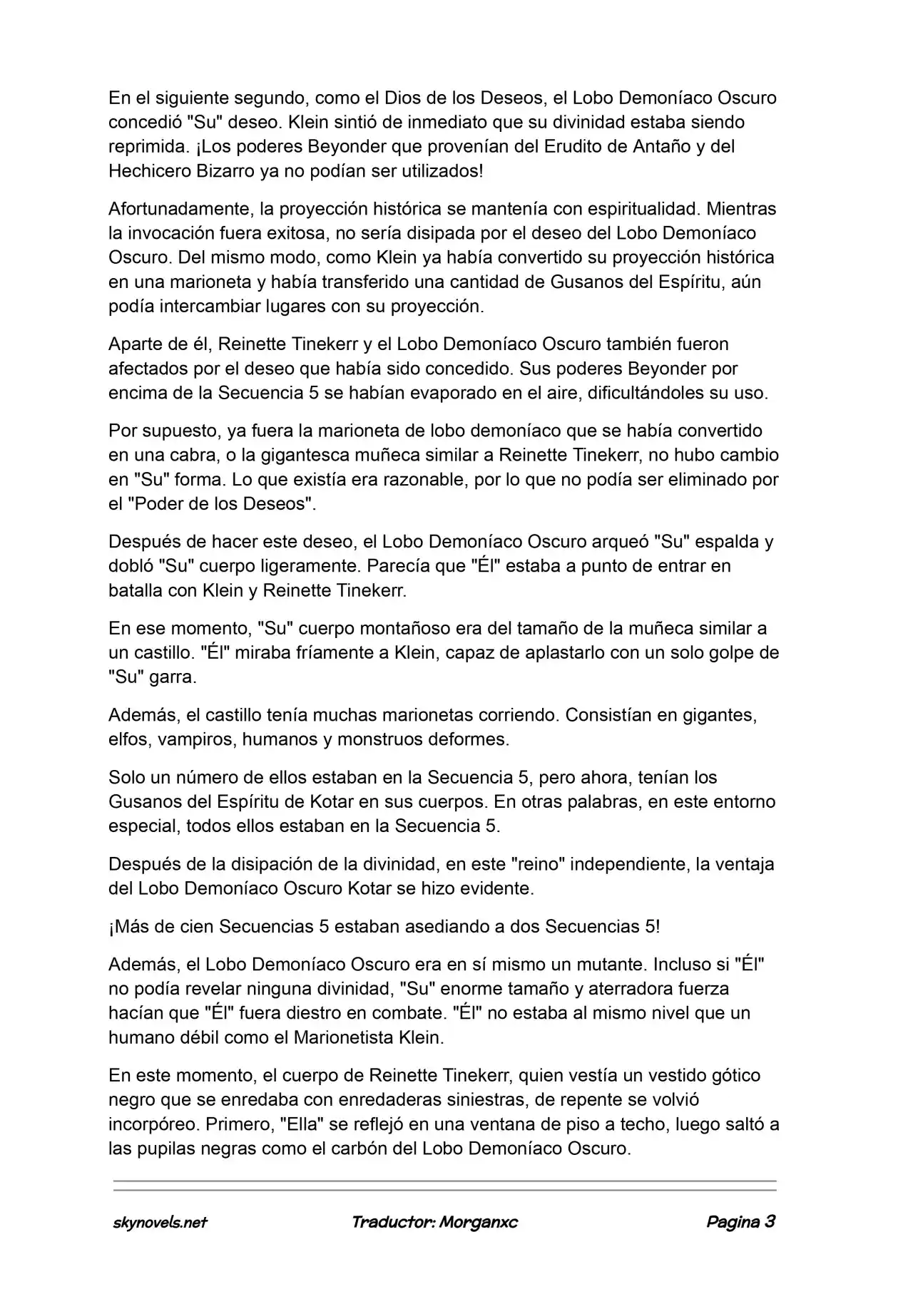 Lord Of The Mysteries (Novela) - Capítulo 1244 - Página 3 - LectorTMOo