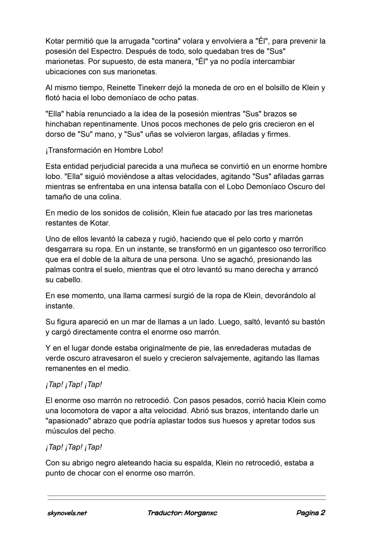 Lord Of The Mysteries (Novela) - Capítulo 1245 - Página 2 - LectorTMOo