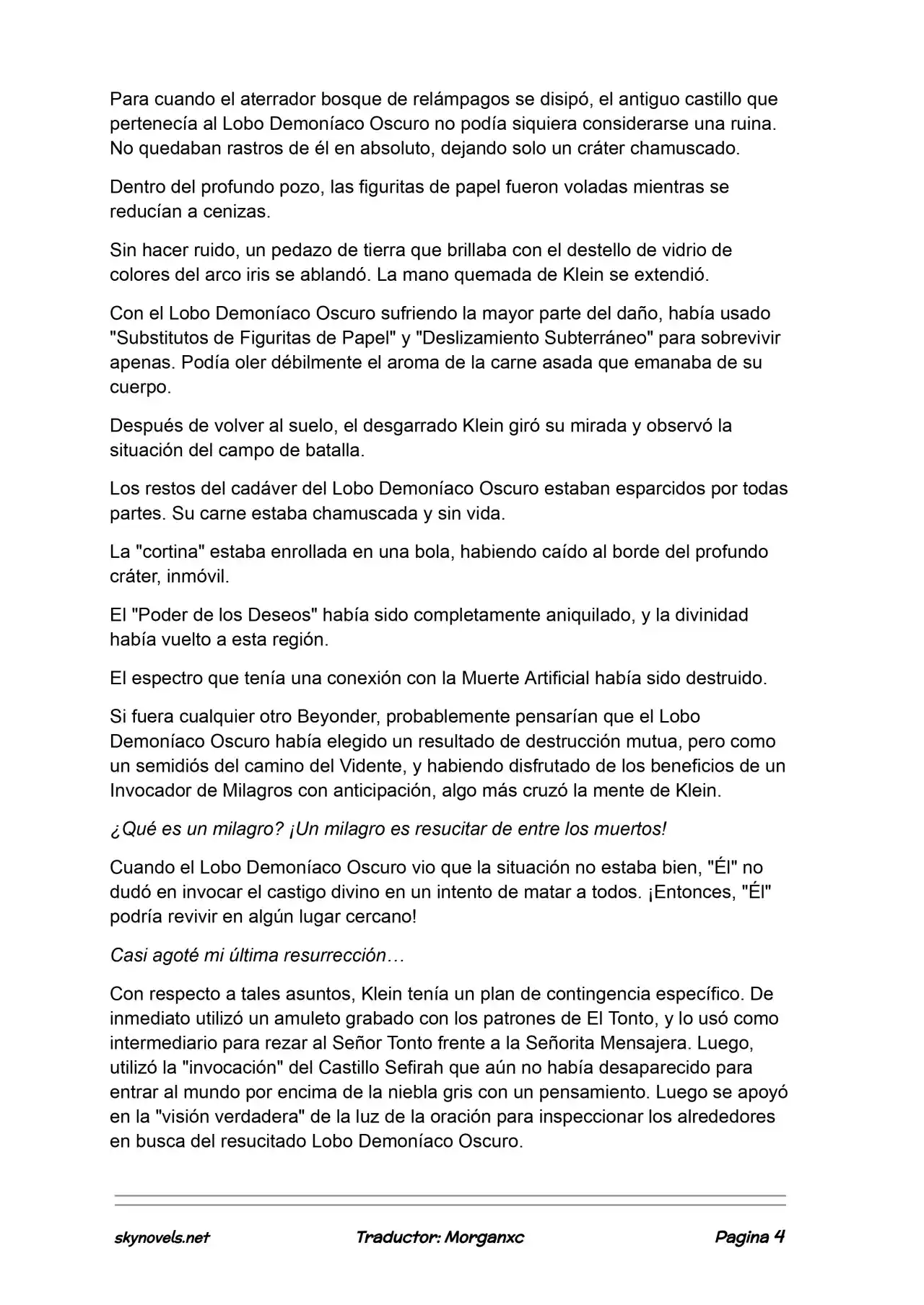 Lord Of The Mysteries (Novela) - Capítulo 1246 - Página 4 - LectorTMOo