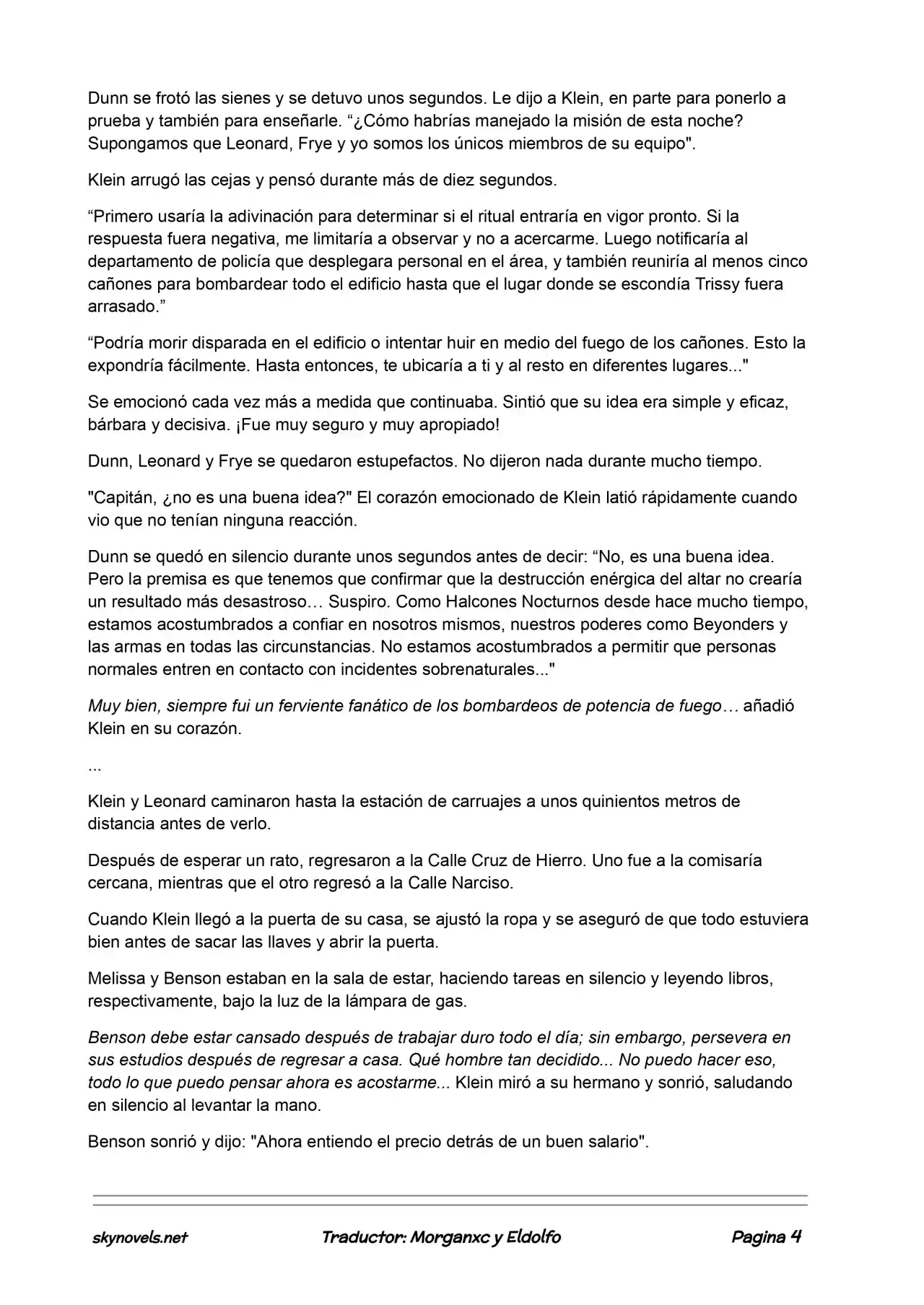 Lord Of The Mysteries (Novela) - Capítulo 125 - Página 4 - LectorTMOo