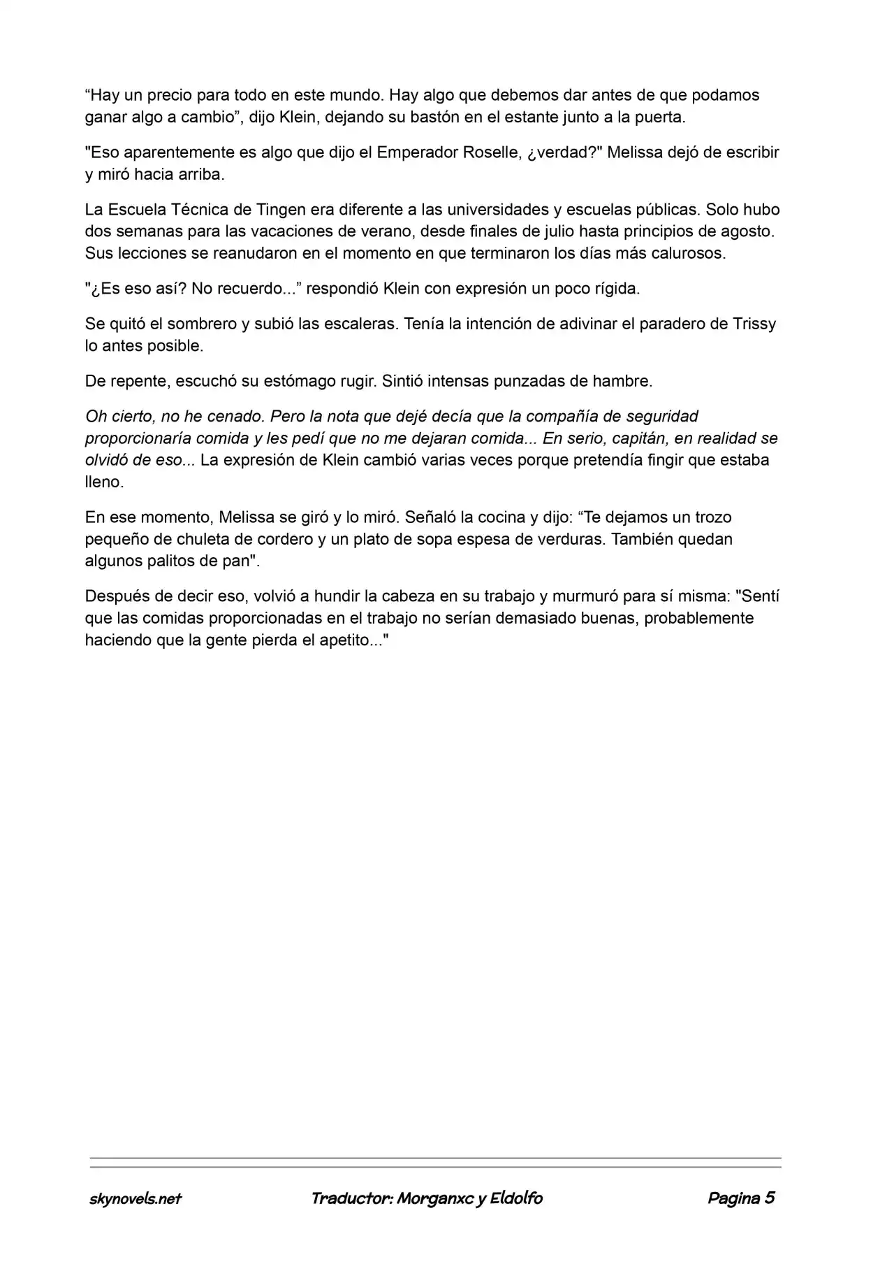 Lord Of The Mysteries (Novela) - Capítulo 125 - Página 5 - LectorTMOo