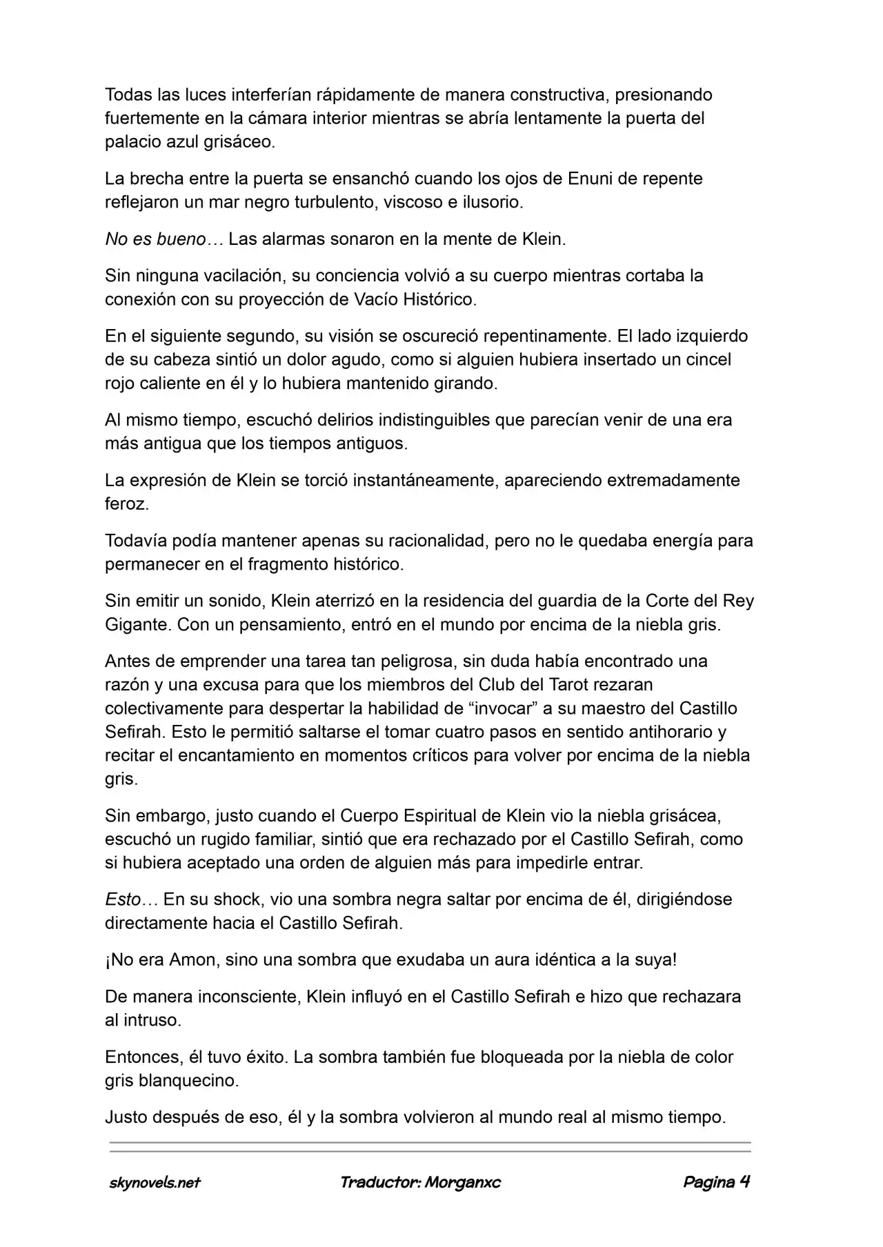 Lord Of The Mysteries (Novela) - Capítulo 1250 - Página 4 - LectorTMOo
