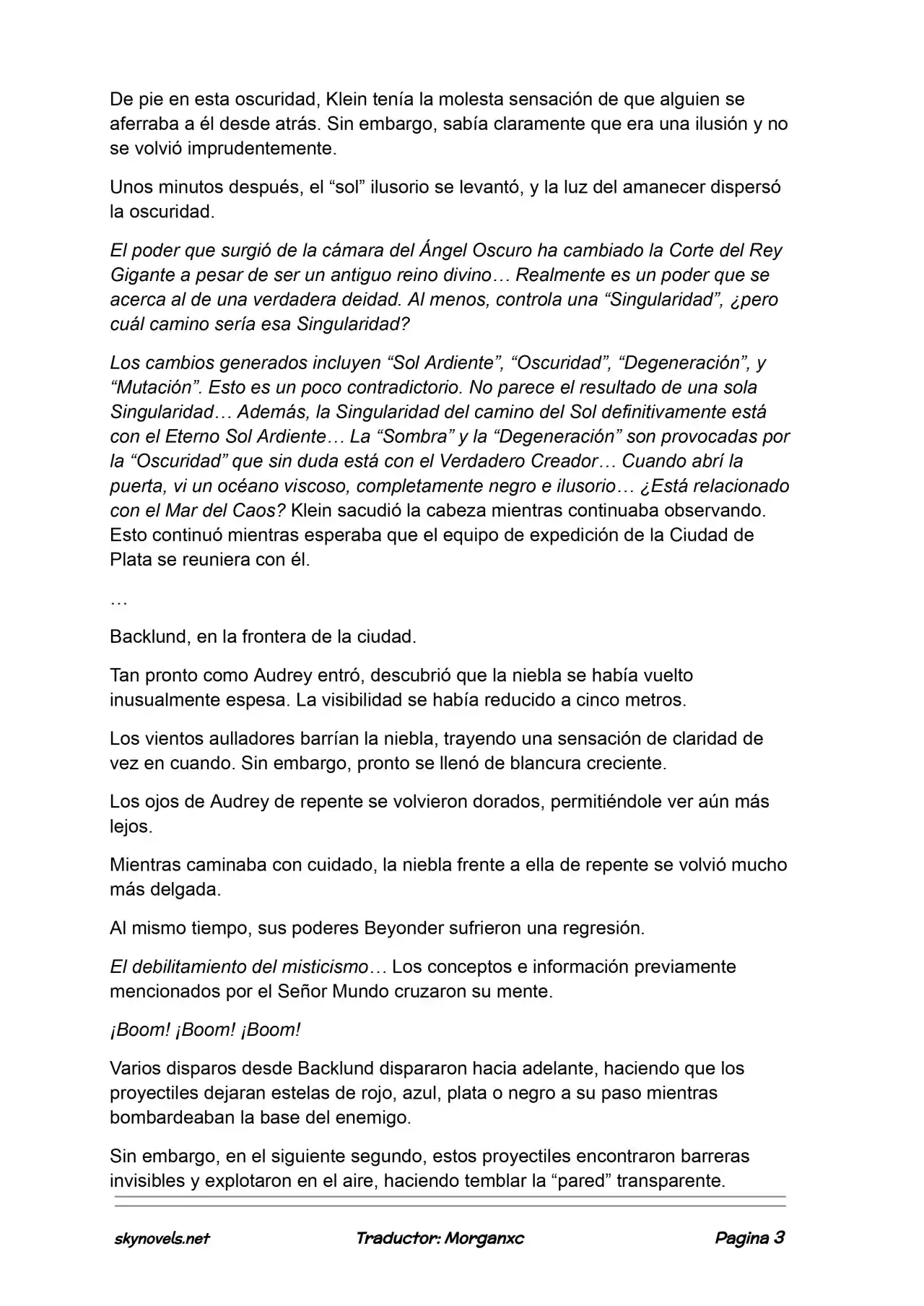 Lord Of The Mysteries (Novela) - Capítulo 1251 - Página 3 - LectorTMOo