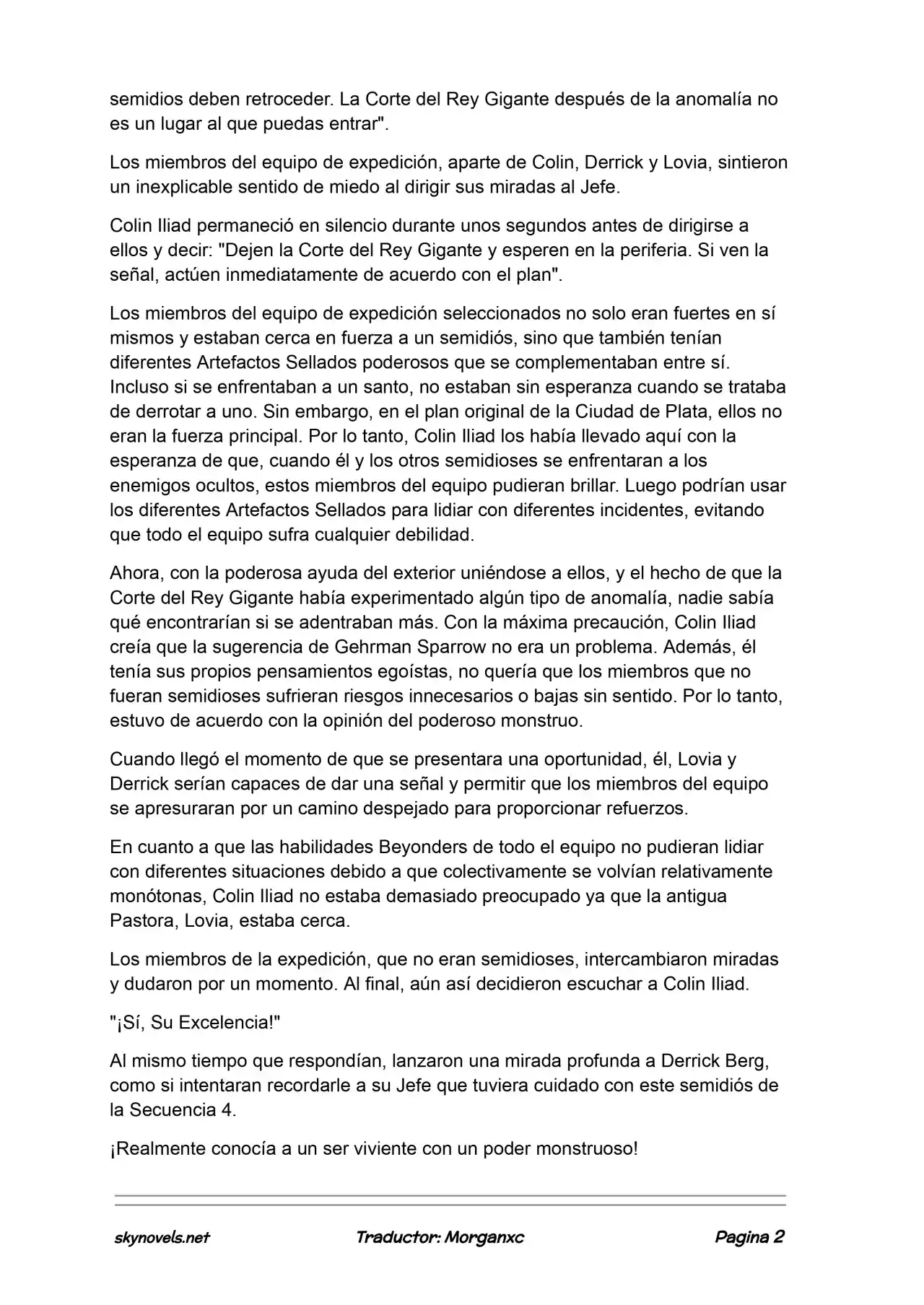 Lord Of The Mysteries (Novela) - Capítulo 1252 - Página 2 - LectorTMOo