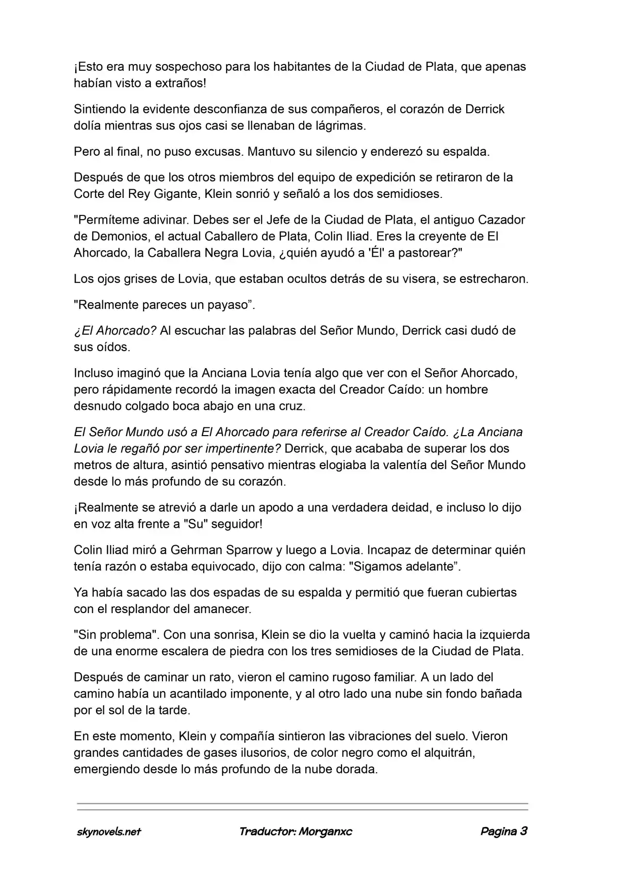 Lord Of The Mysteries (Novela) - Capítulo 1252 - Página 3 - LectorTMOo