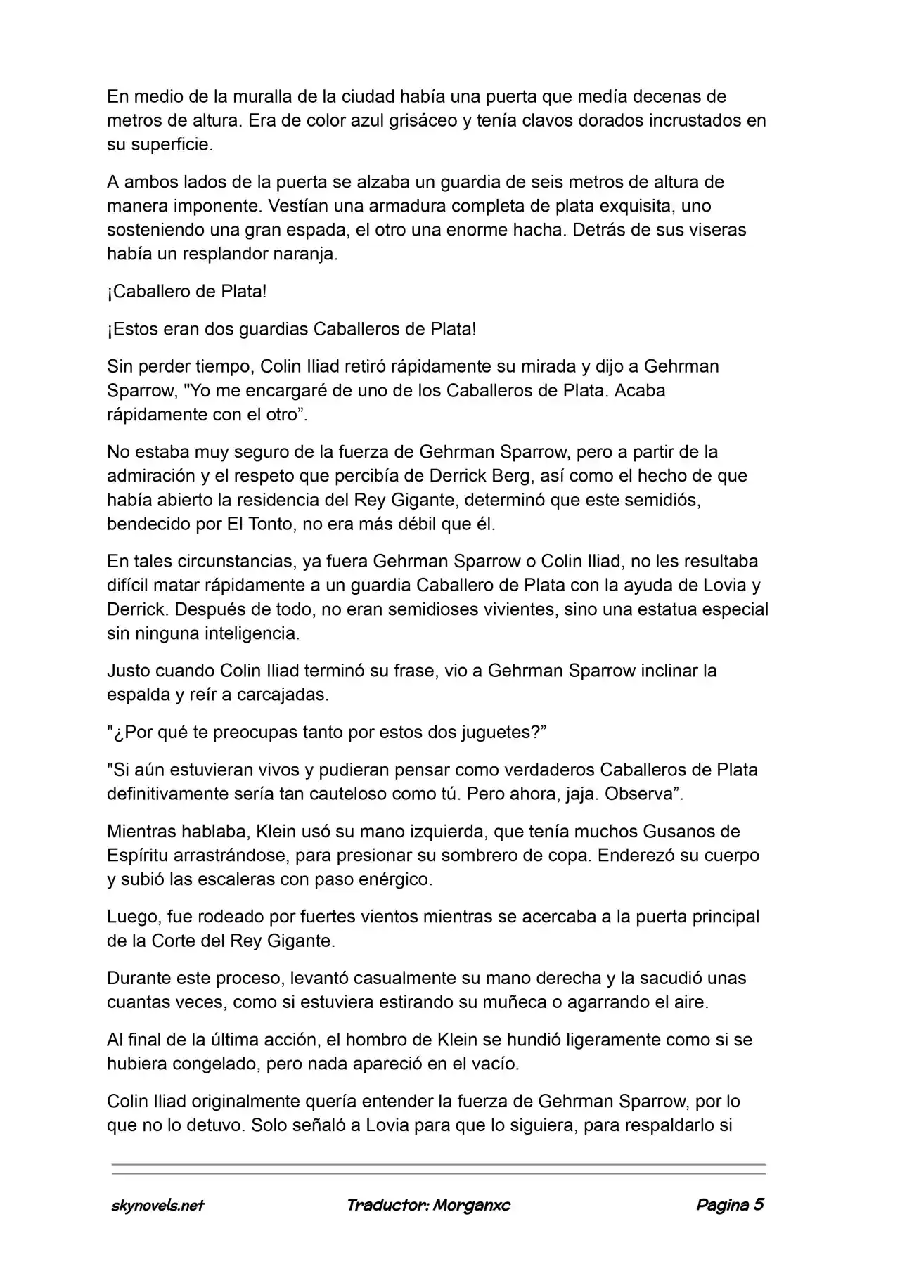 Lord Of The Mysteries (Novela) - Capítulo 1252 - Página 5 - LectorTMOo