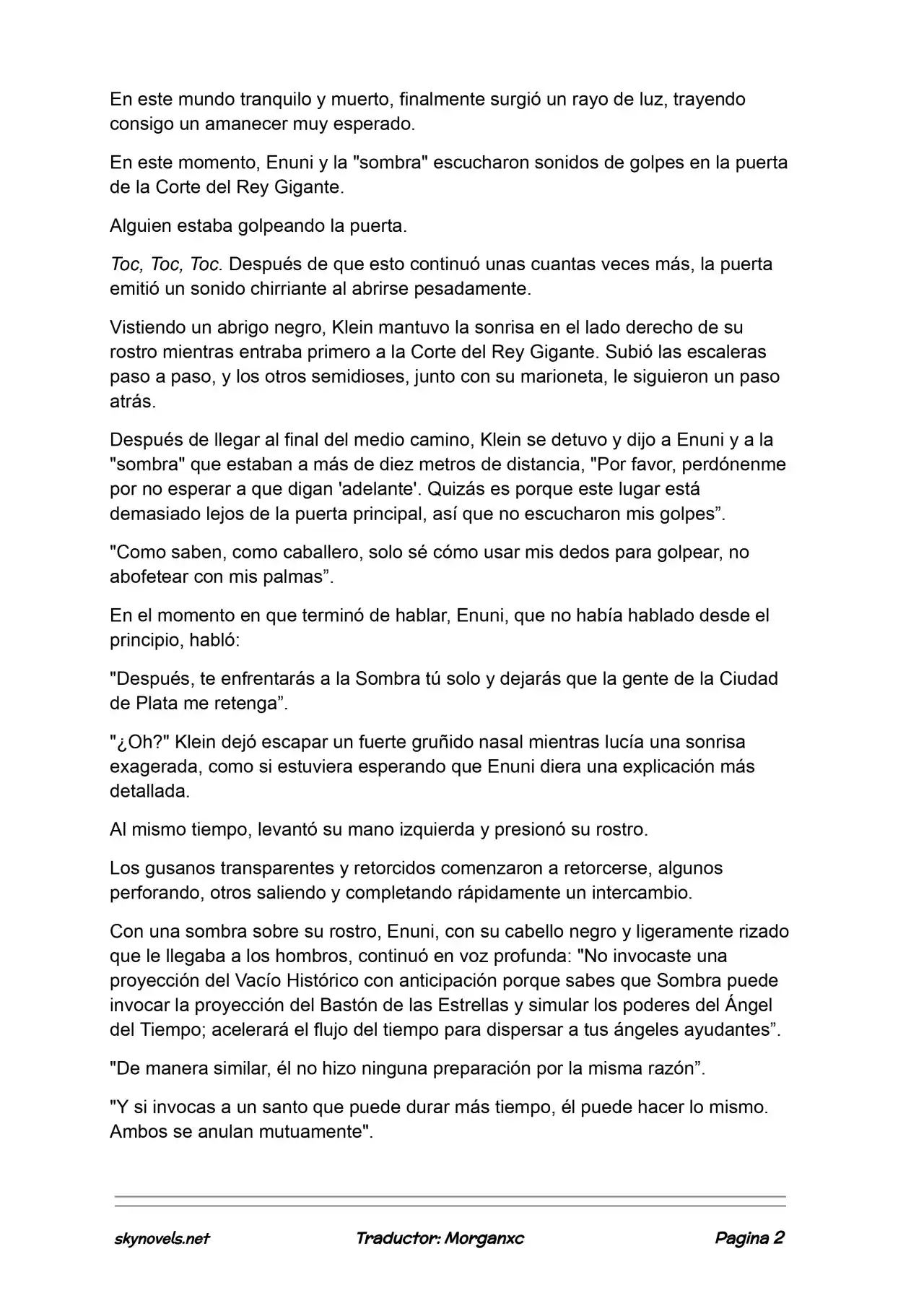 Lord Of The Mysteries (Novela) - Capítulo 1254 - Página 2 - LectorTMOo